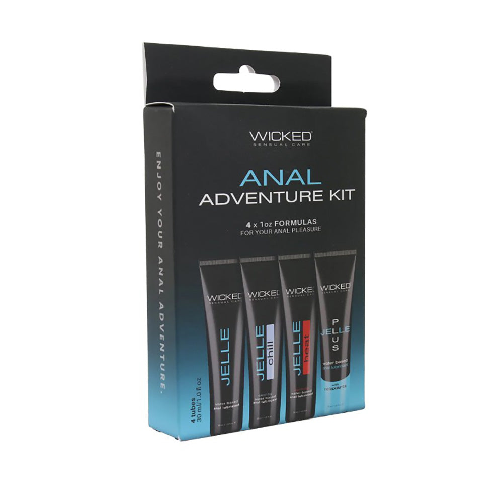 Wicked - Anal Adventure Kit 1oz (PACK OF 4)