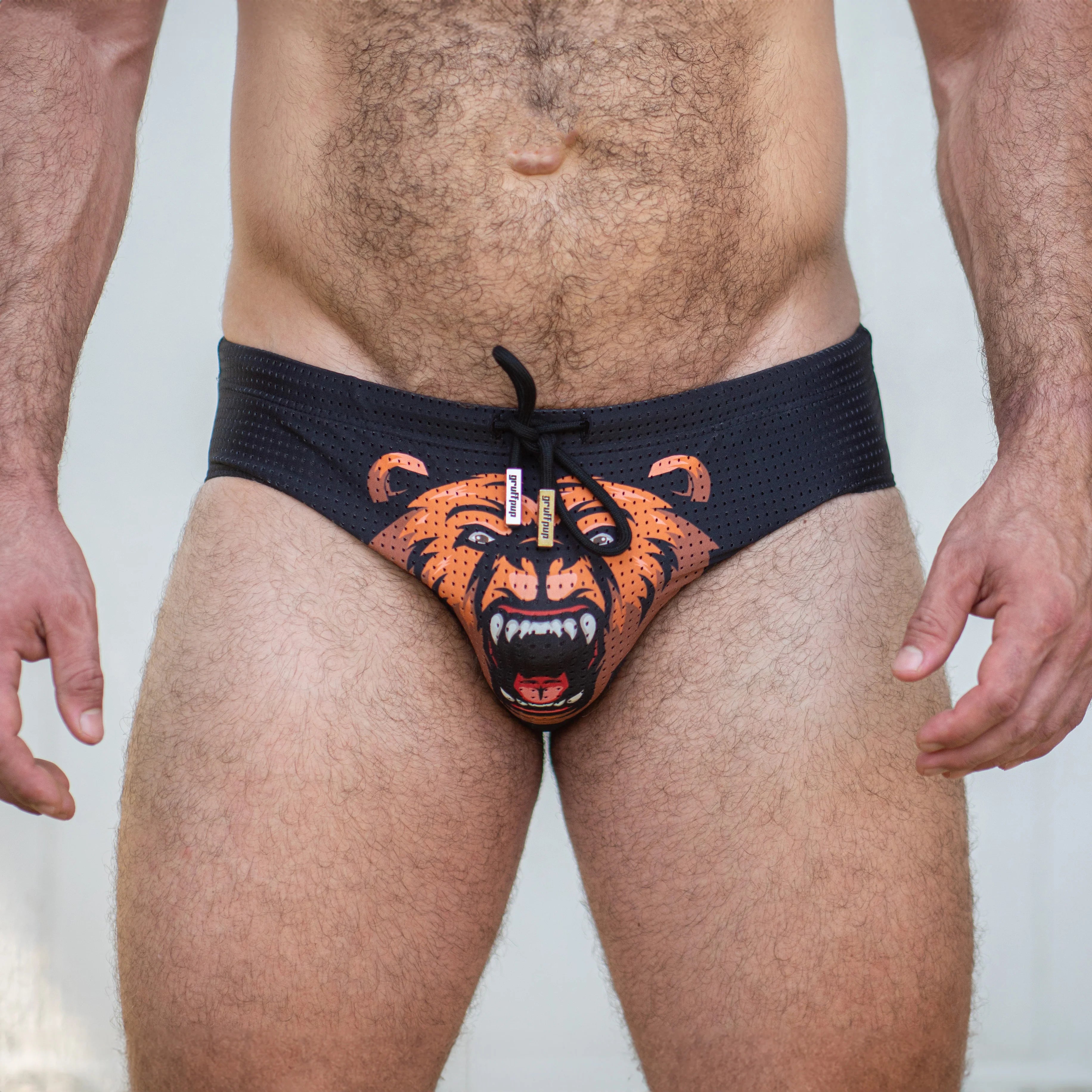 Gruff Pup Grizzly Swim Brief with Bulge Boost