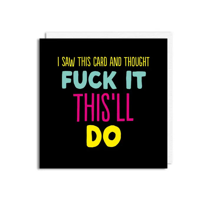 Buddy Fernandez - F*** it this will do