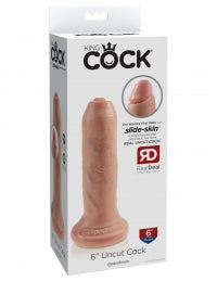 King Cock 6" Uncut - Flesh