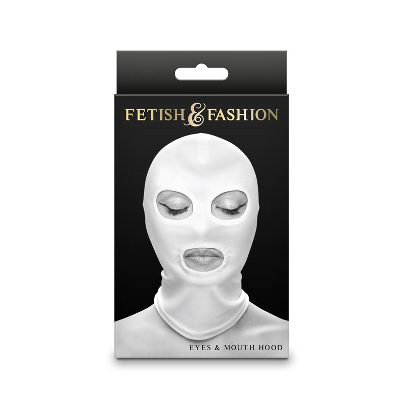 NS Novelties - Eyes and Mouth Hood White