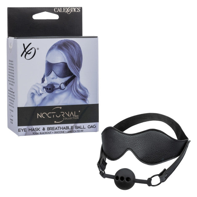 Calexotics - XO Nocturnal Collection Eye Mask and Breathable Ball Gag