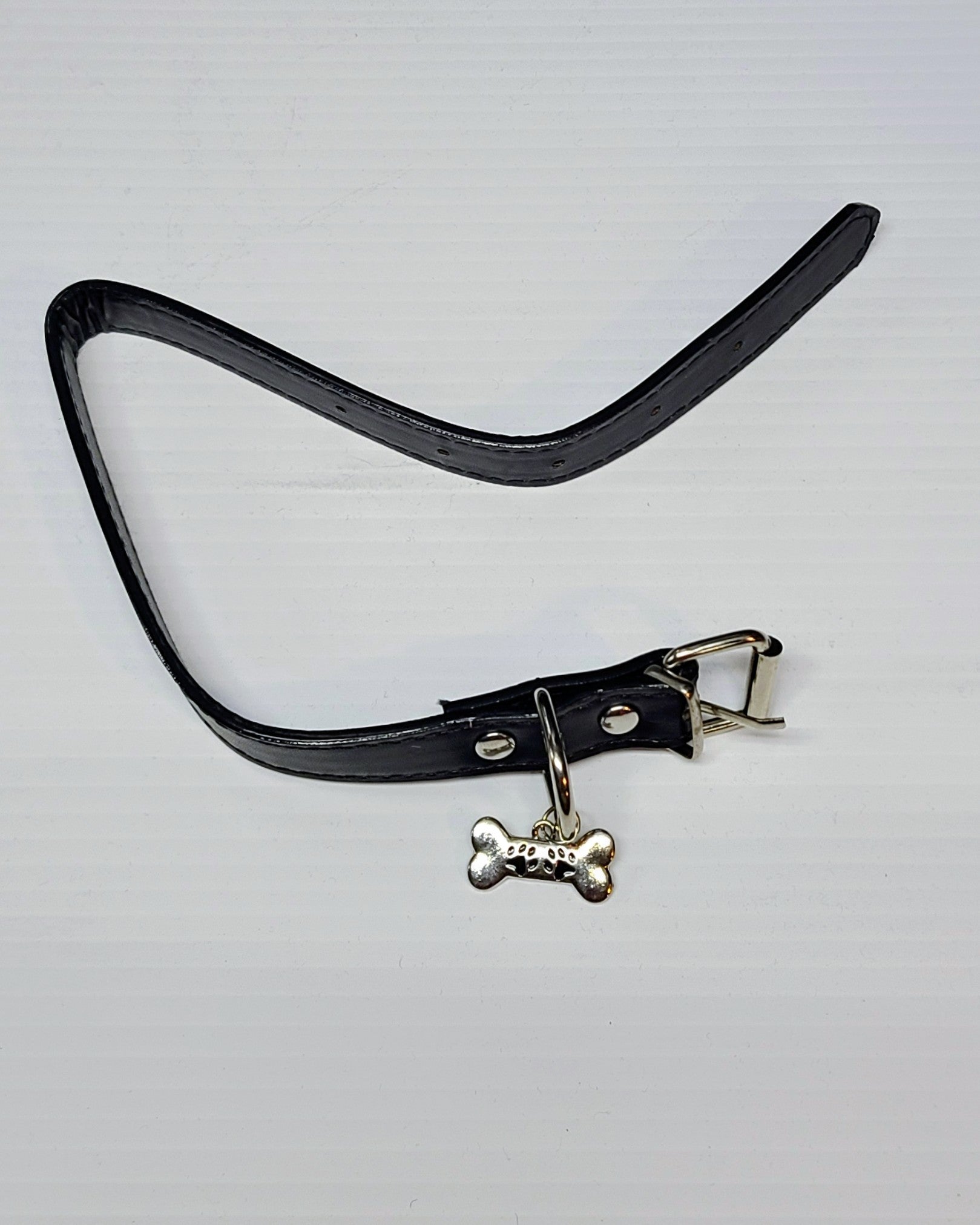Small Faux Leather Pup Play Collar