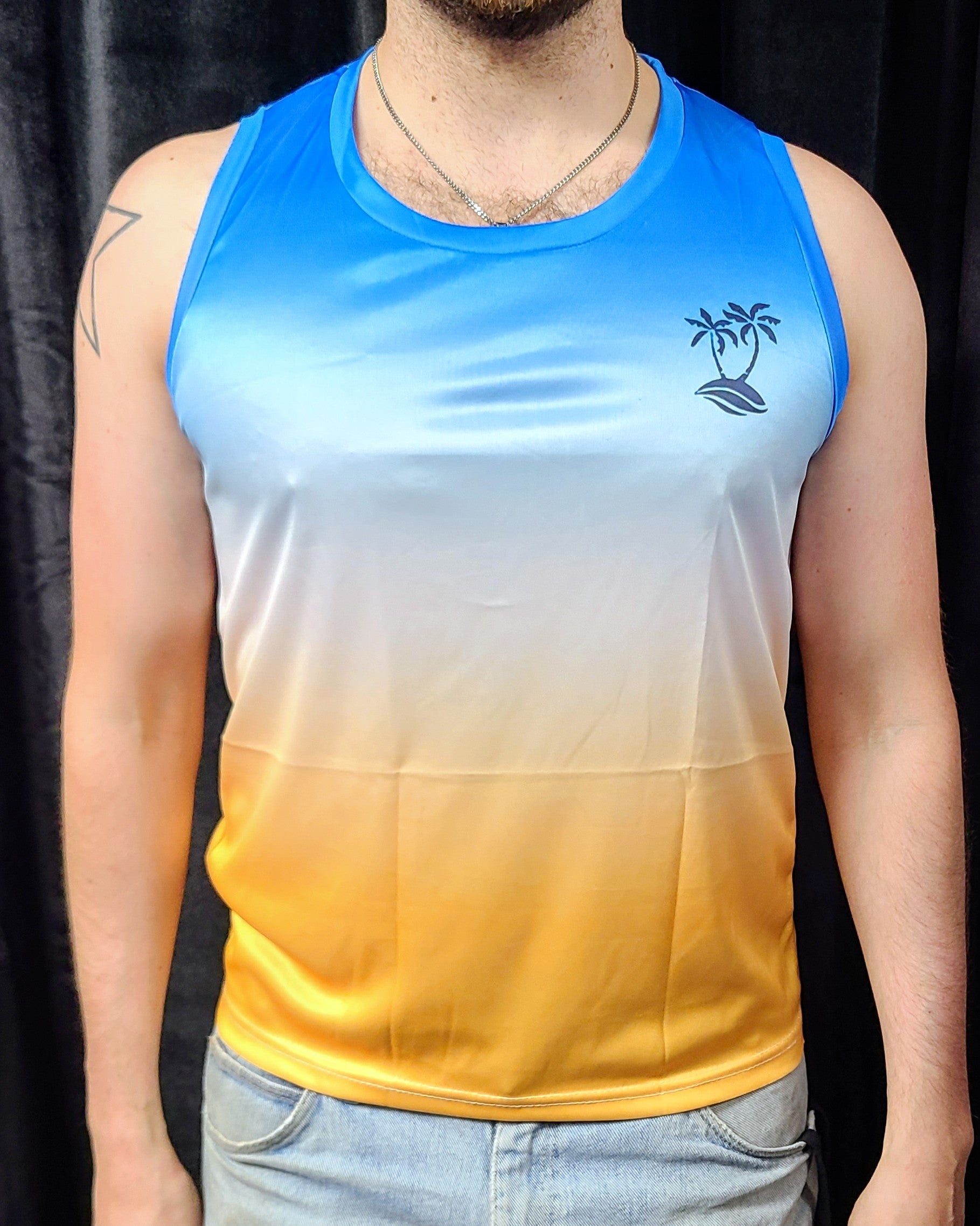 Sandy Shores Palm Tree Tank Top