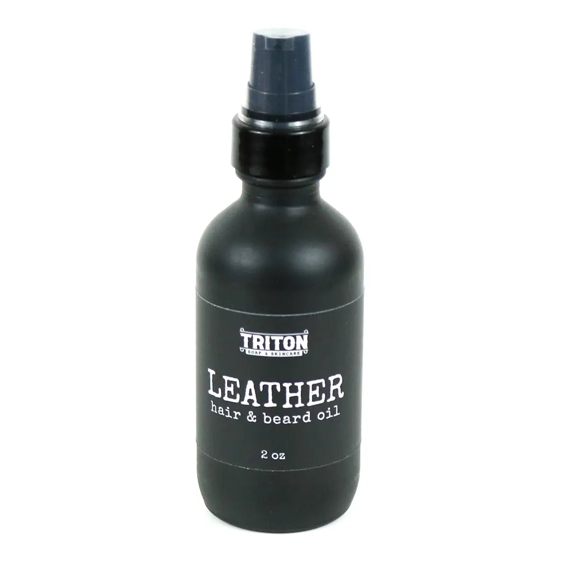 Triton Soap & Skincare - Hair & Beard Oil - Leather