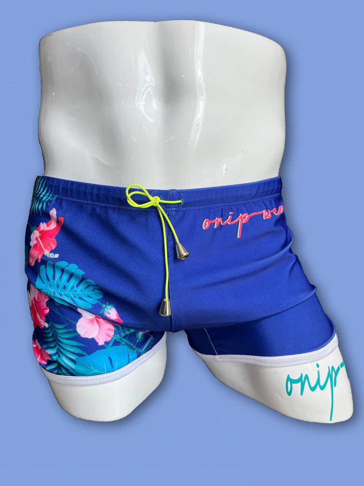 ONIP- Pink Flower Swim Trunks