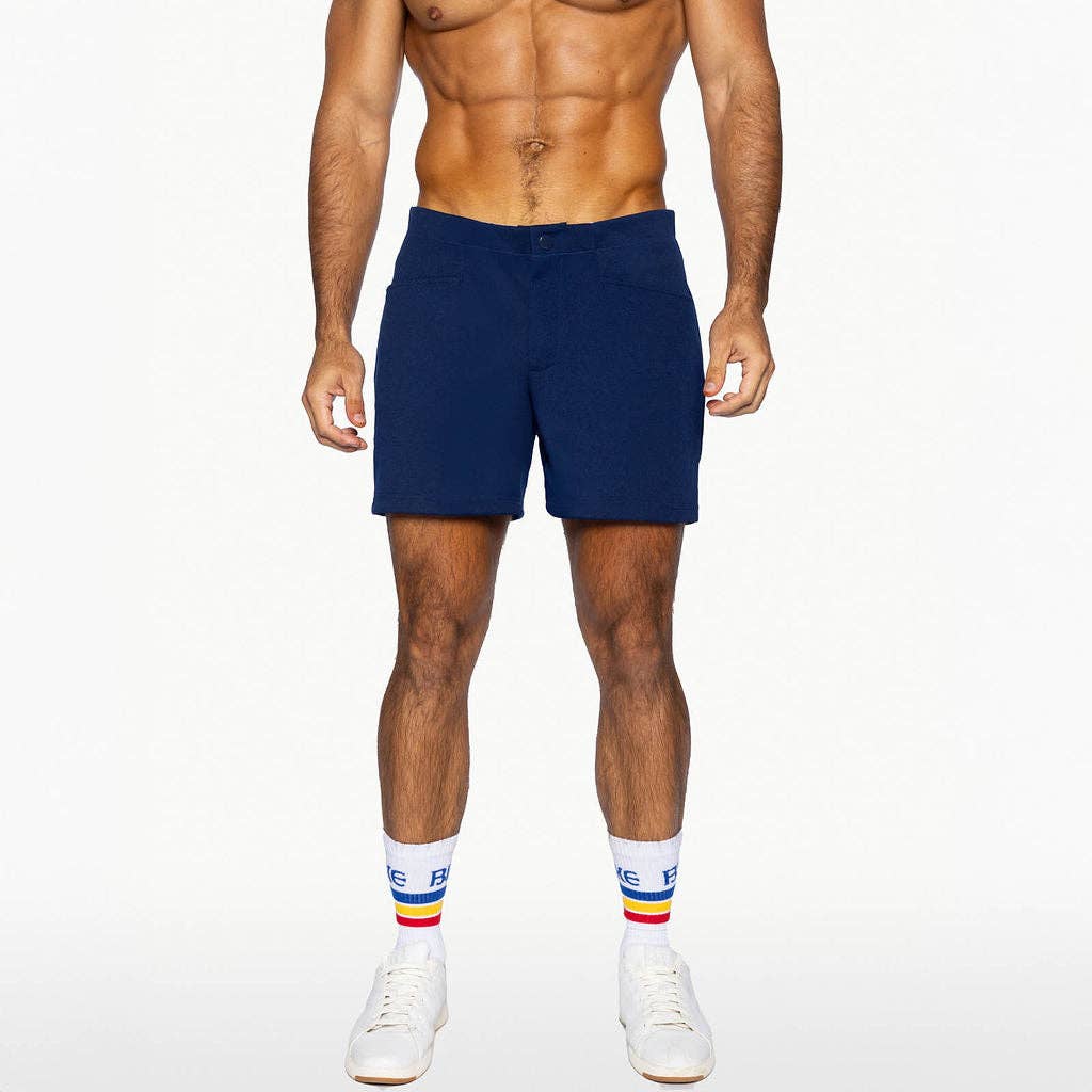 BIKE Athletic - Coaches Short - Navy
