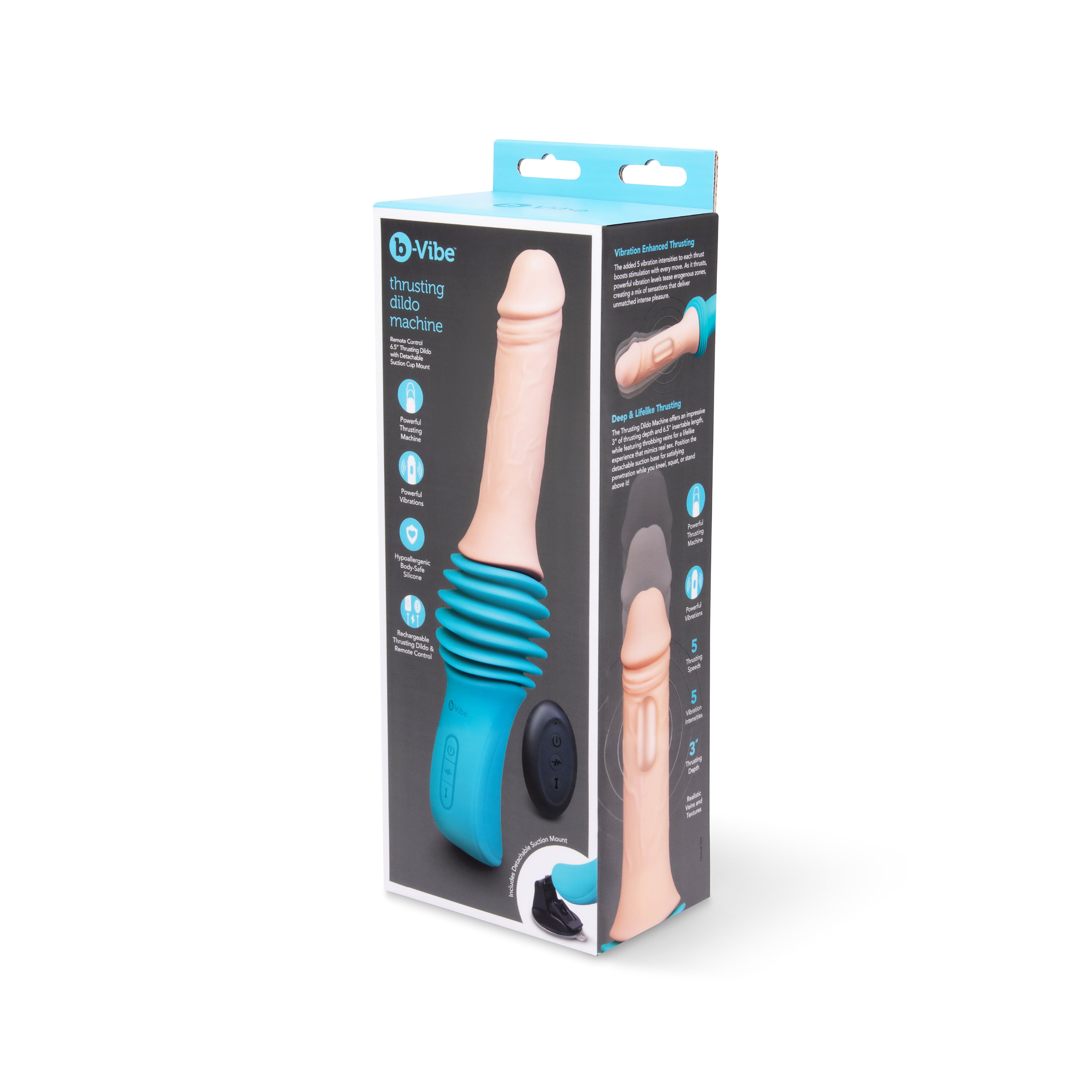 b-Vibe - Realistic Thrusting Dildo Machine
