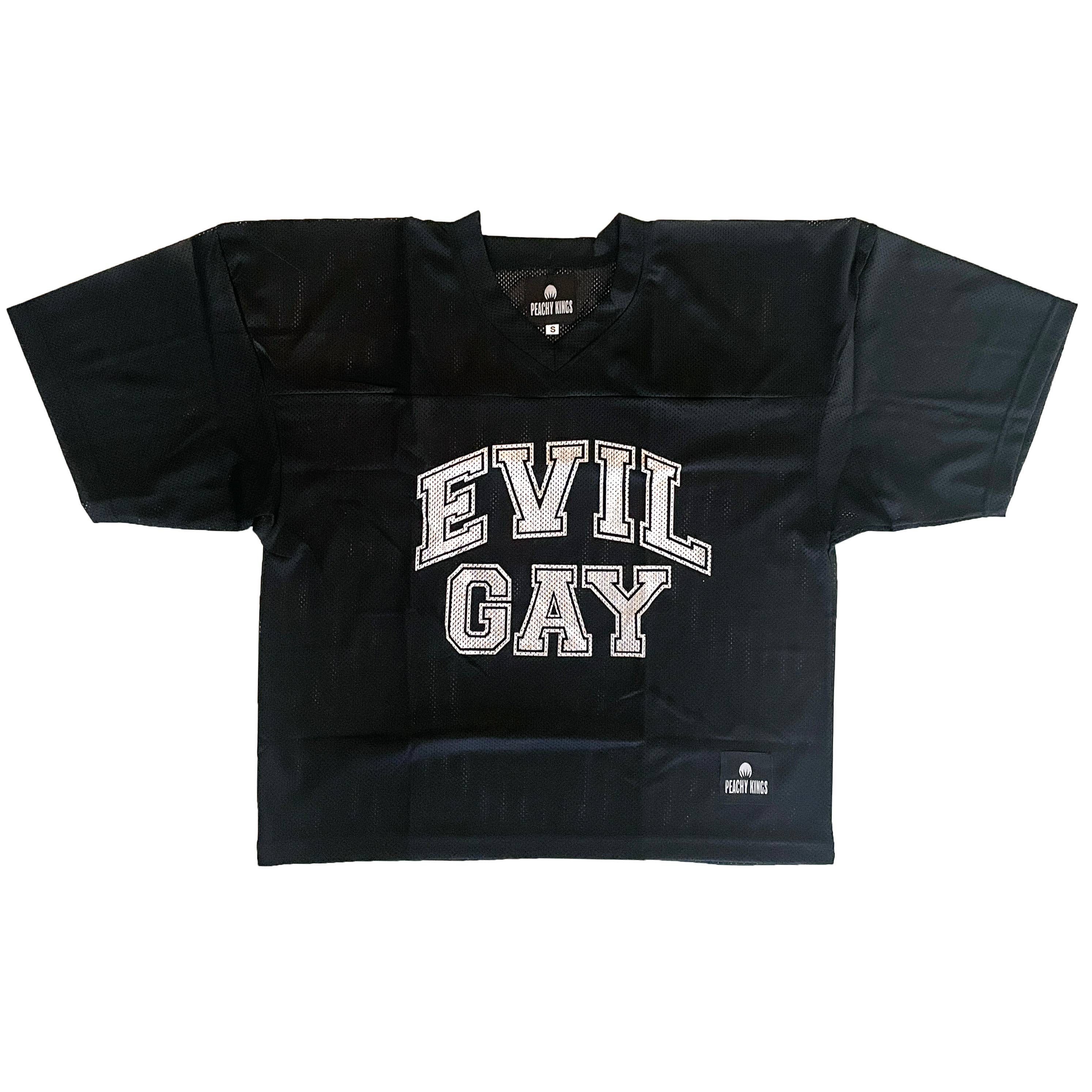 "EVIL GAY" Mesh Football Jersey