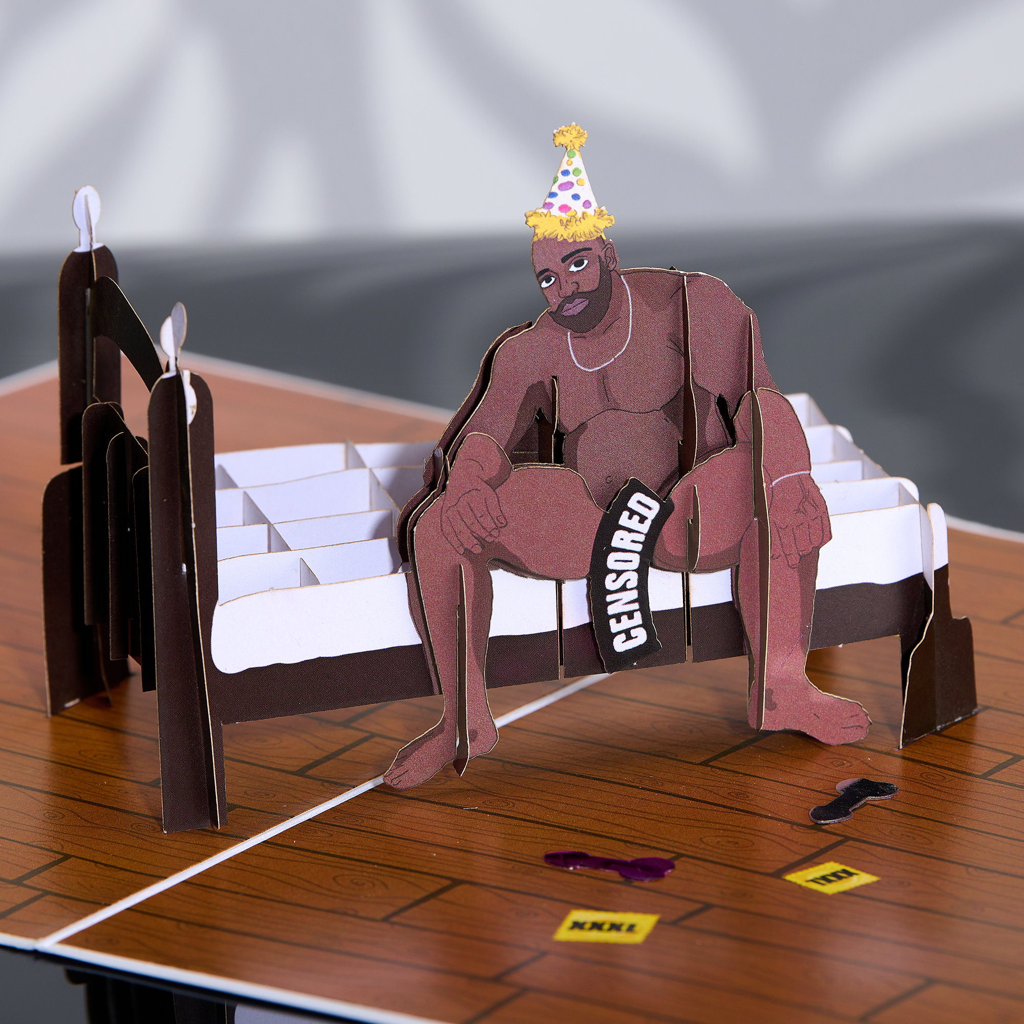 Dirty Pop - Funny Barry Wood Birthday Card Pop Up 3D Barry Wood Meme