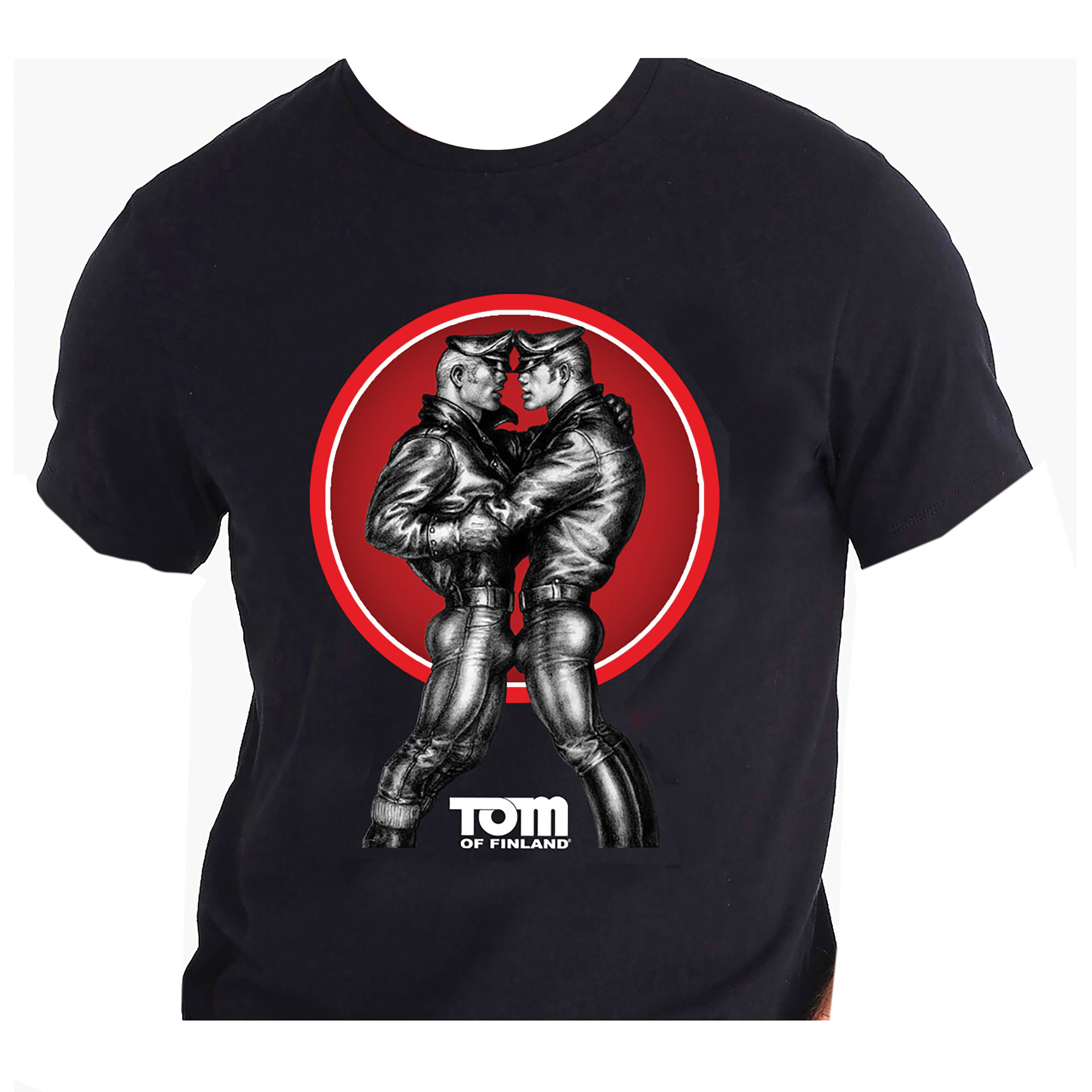 Tom of Finland "Leather Man" T-shirt (Gay Queer) -  Black