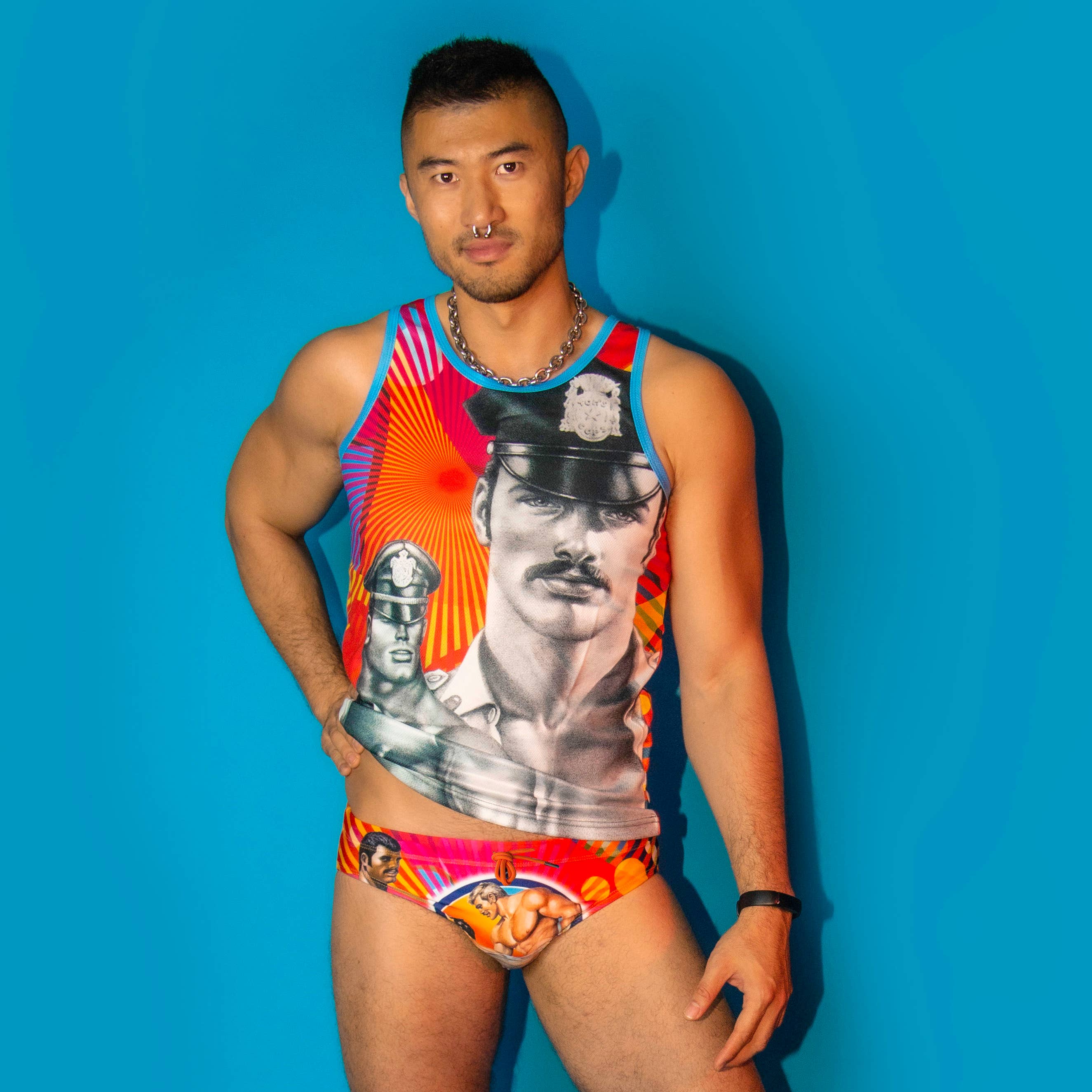 Peachy Kings - Tom of Finland "PRIDE" Swim Brief