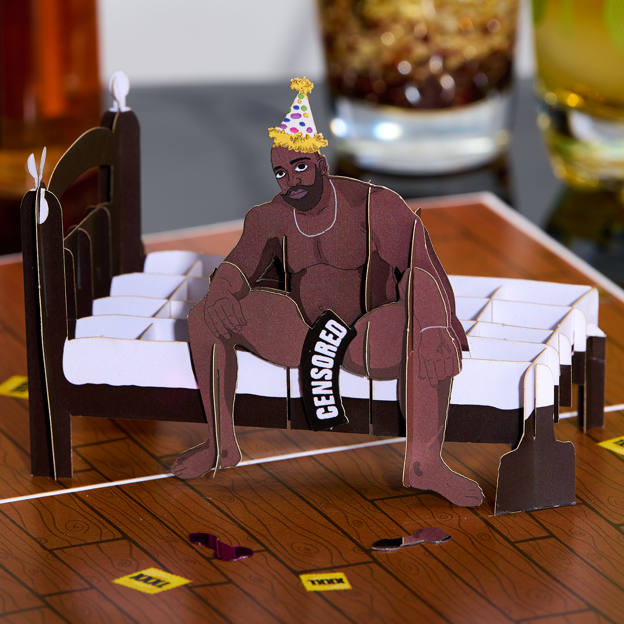 Dirty Pop - Funny Barry Wood Birthday Card Pop Up 3D Barry Wood Meme