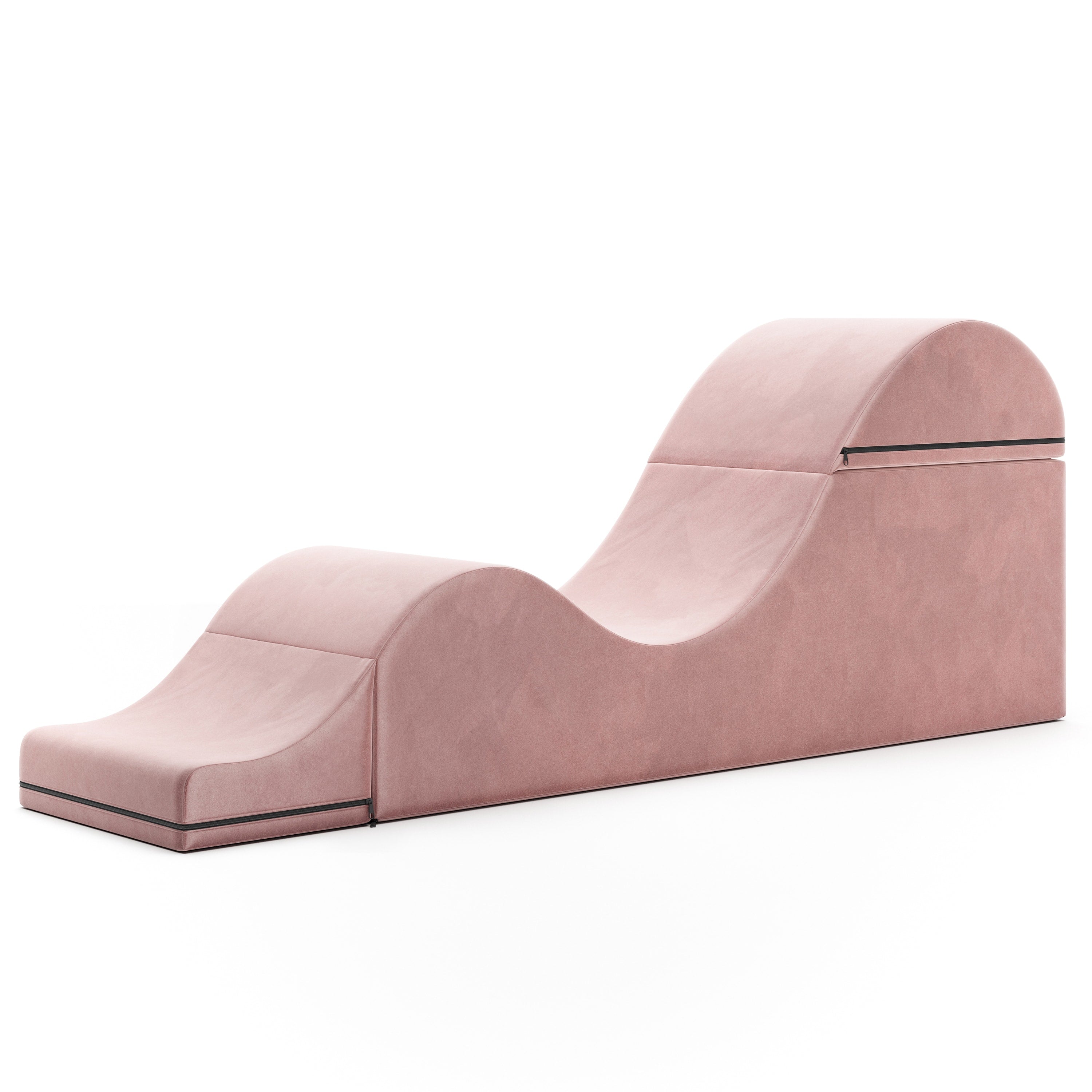Liberator - Aria Flip Chaise 18 Inch Wide - Convertible Sex Chair and Bed Bench, Rose
