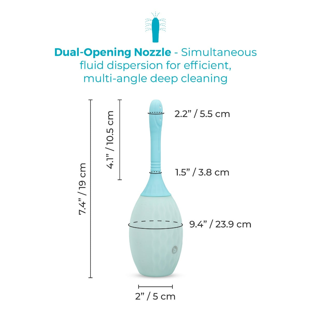 B-VIBE - SILICONE FLEXFLOW DOUCHE