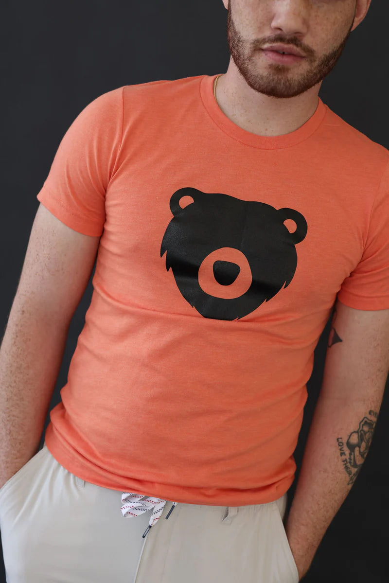 Soundoff- Bear Left Chest Icon T-Shirt Heather Orange