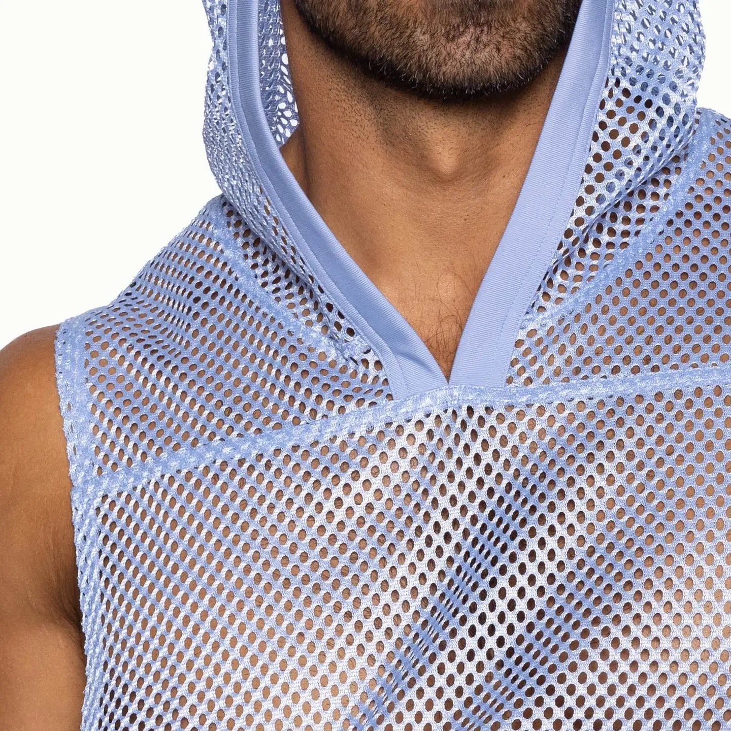 Bike Athletic - Hooded Sleeveless Practice Jersey Blue