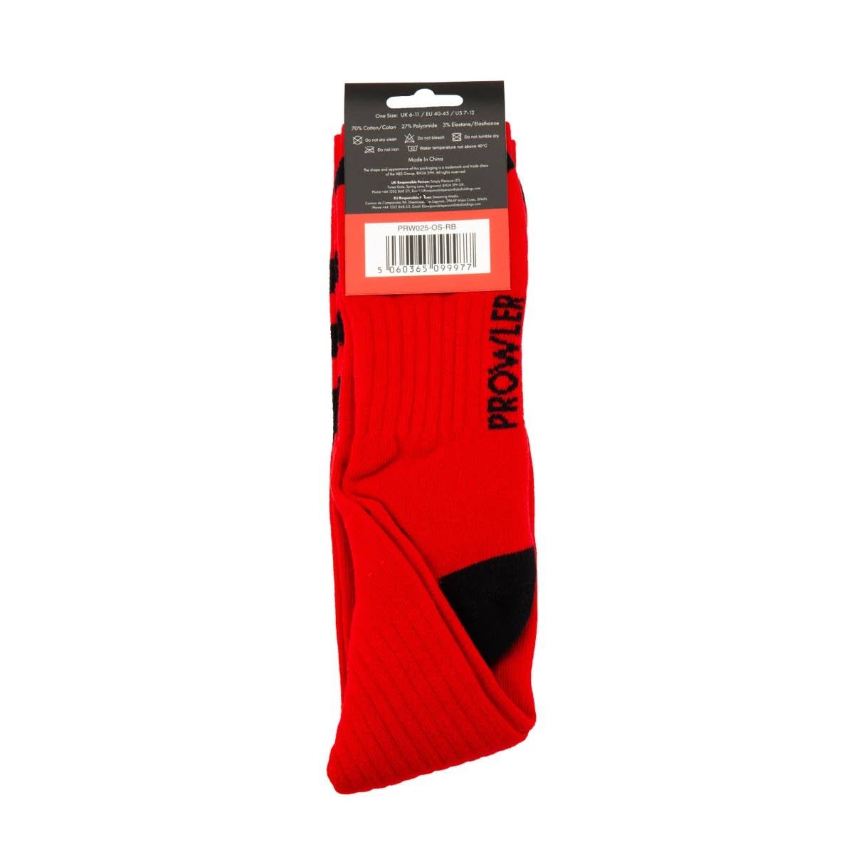 Prowler RED Football Socks