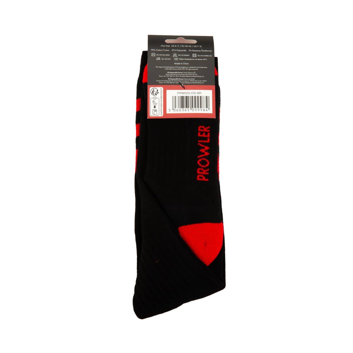 Prowler RED Football Socks