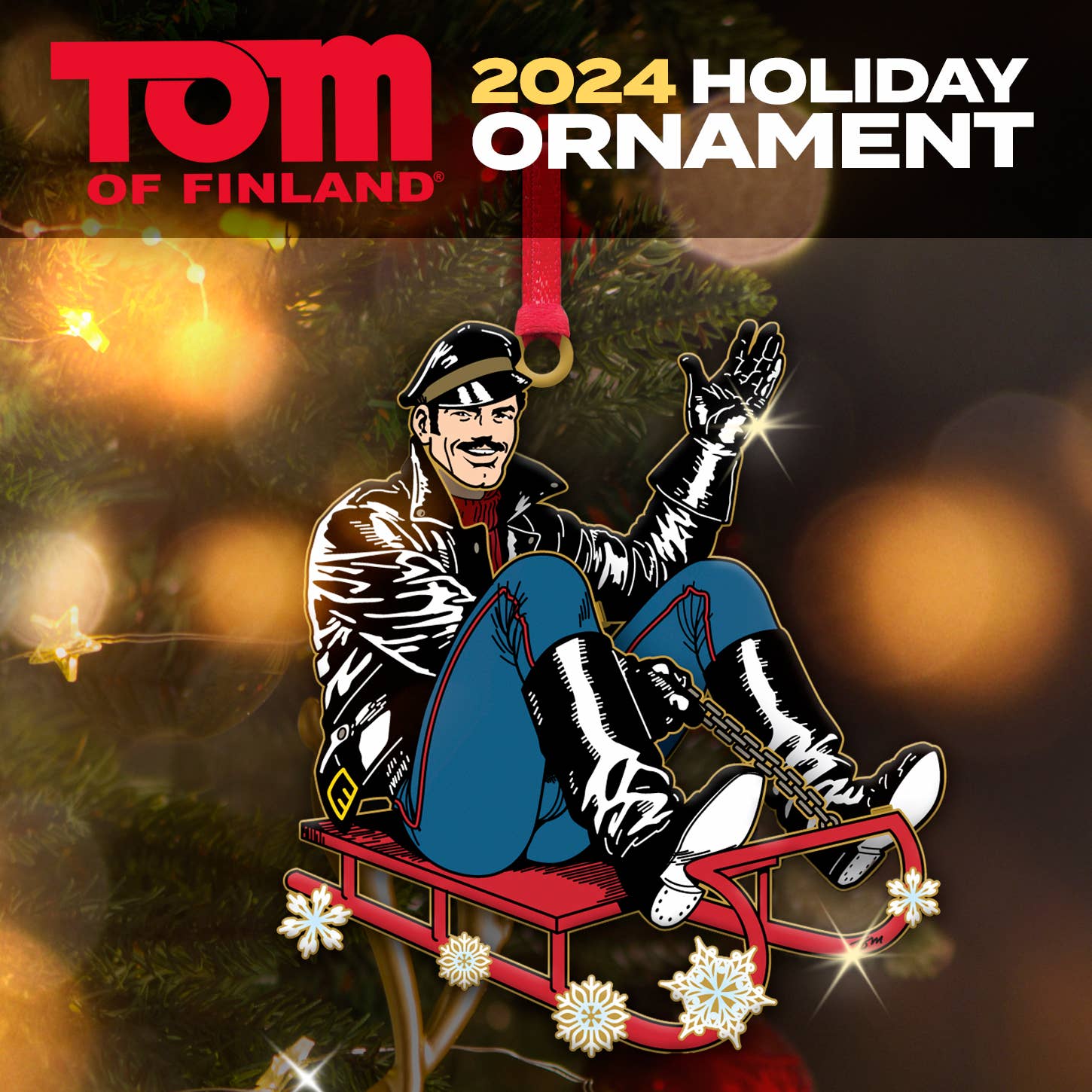 Tom of Finland 2024 Holiday Ornament