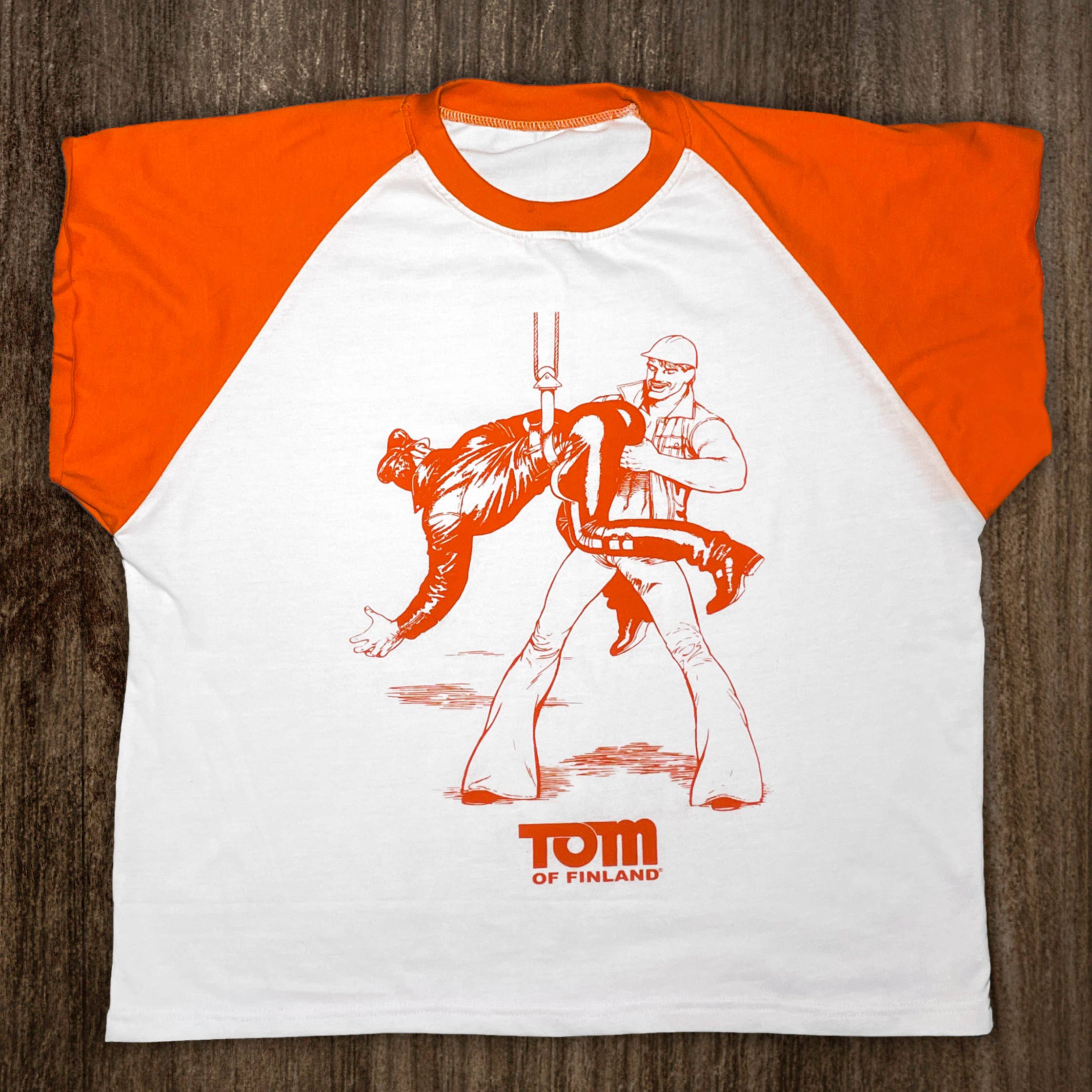 Peachy Kings - Tom of Finland "HOOK-UP" T-shirt (Raglan, ringer)
