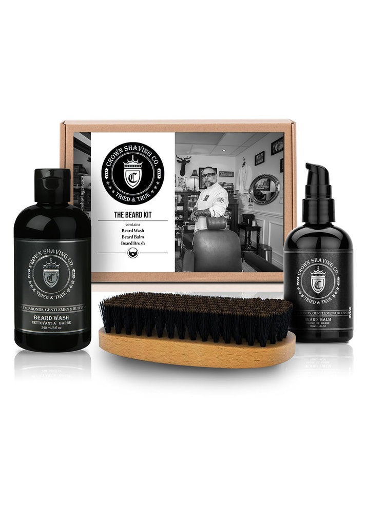 Grooming - Crown Shaving Co. The Beard Kit Gift Box