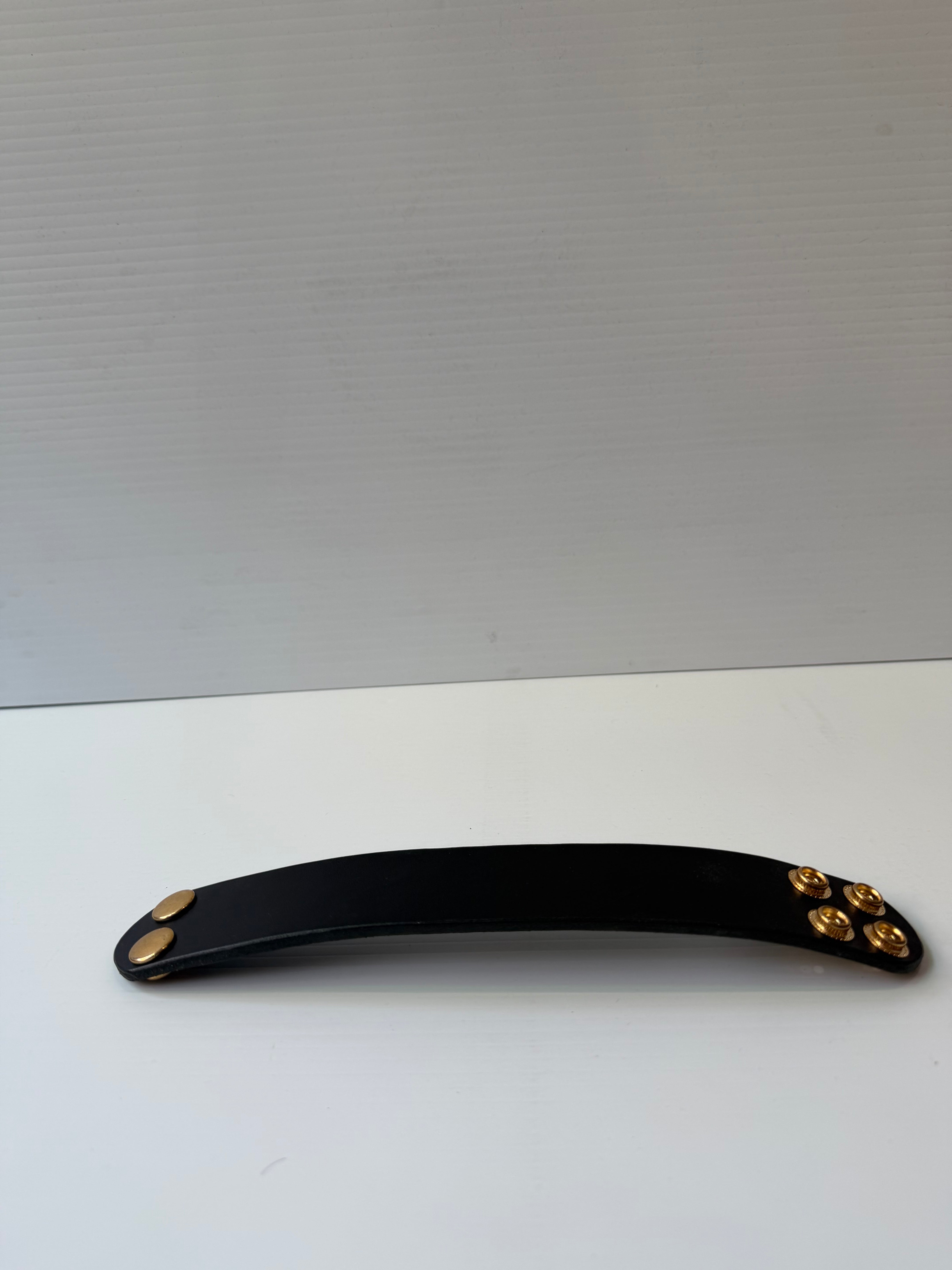 Briggs Leather Craft - Leather Snap Bracelet Brass Snaps