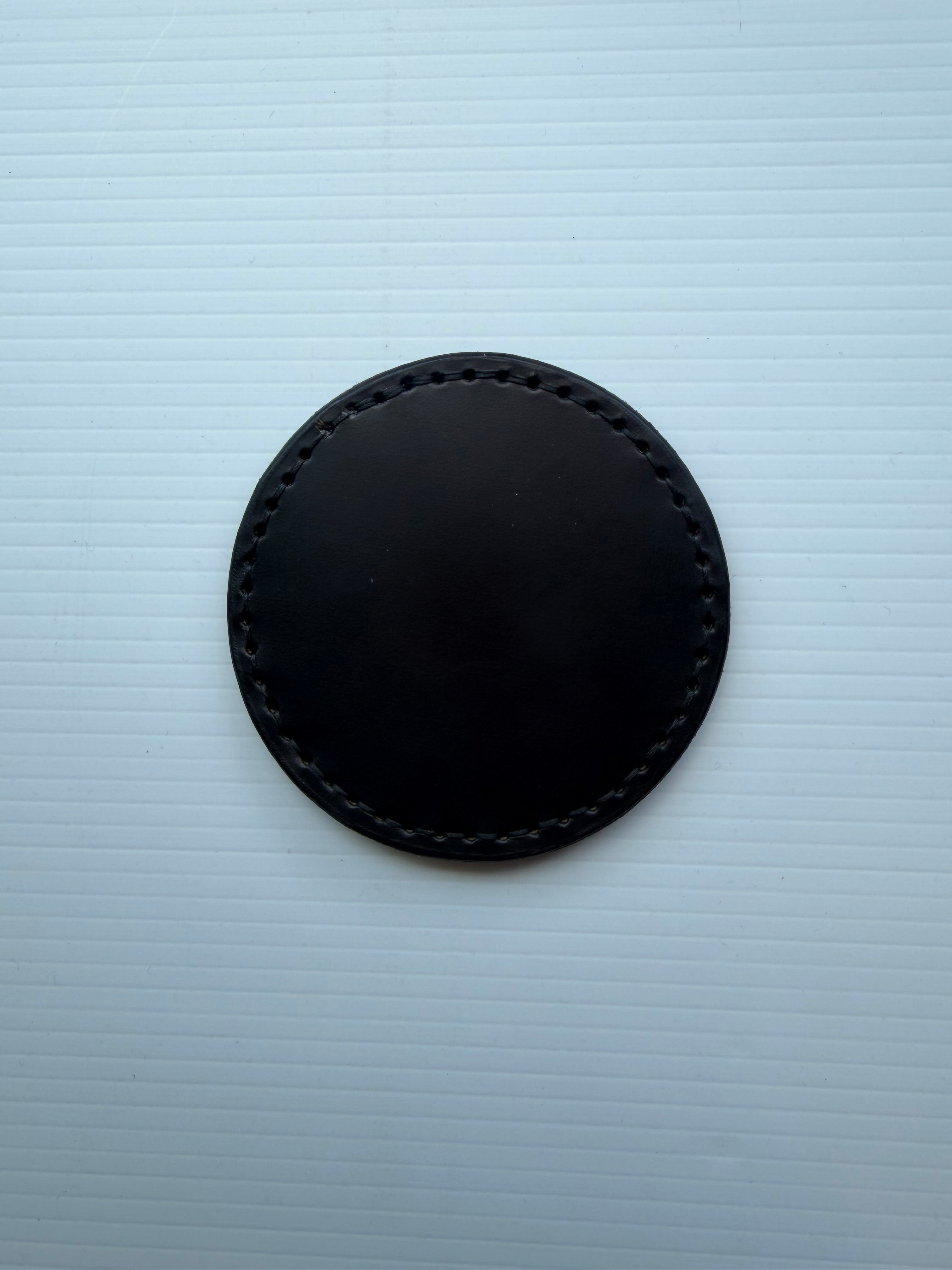 Briggs Leather Craft - Black Leather Coaster