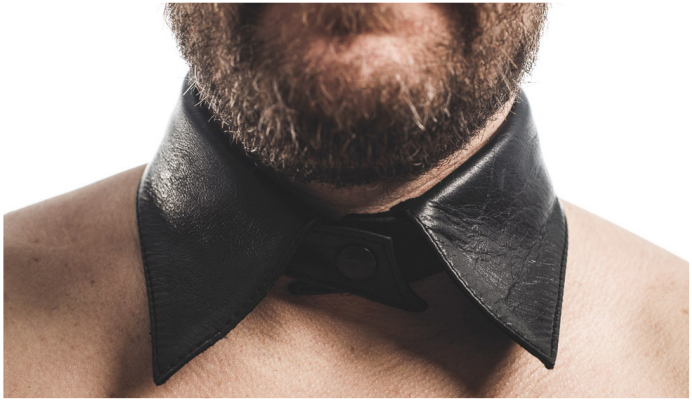 Men's Room - Leather Shirt Collar