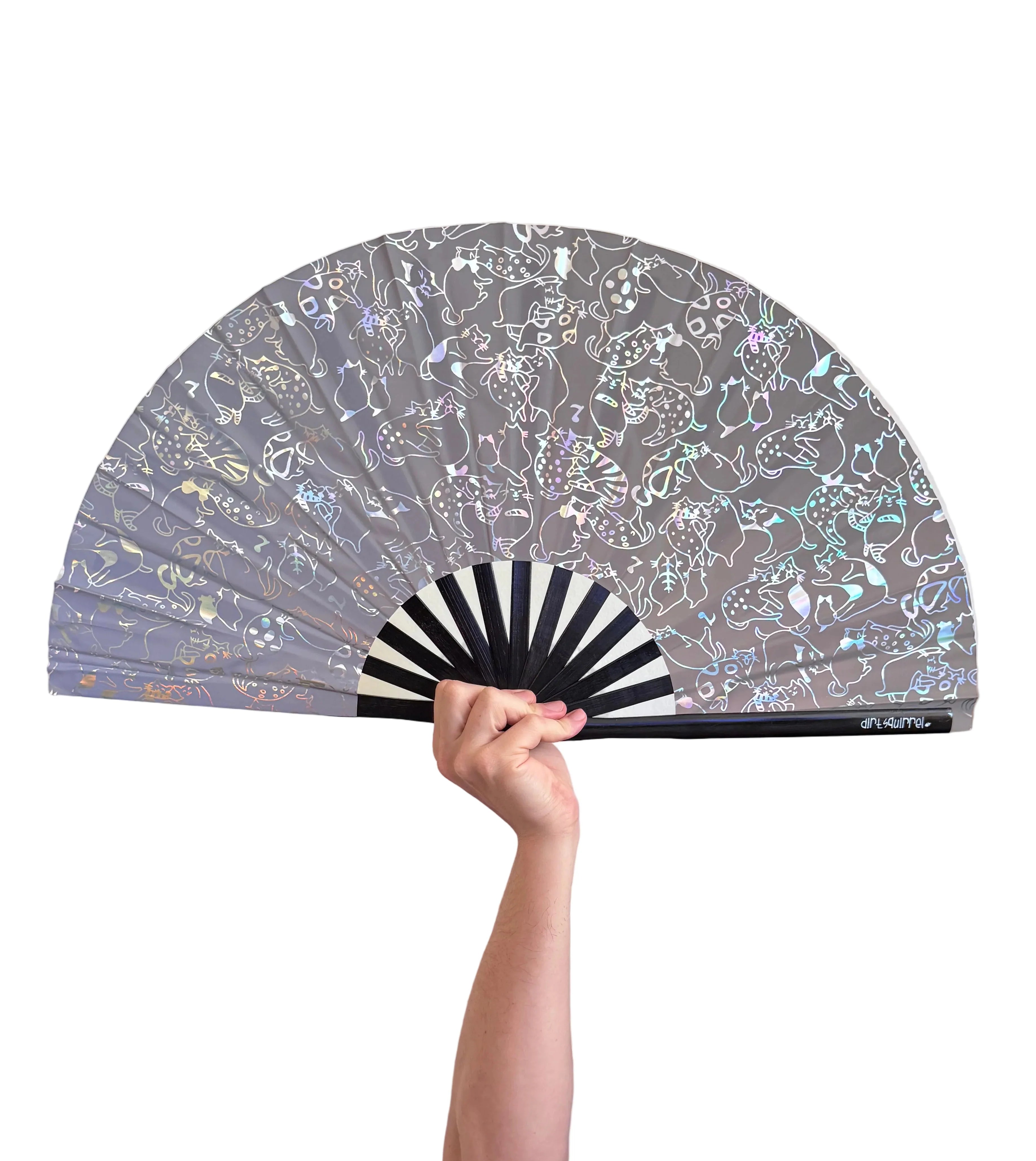 Dirt Squirrel - Meow Meow Reflective Fan