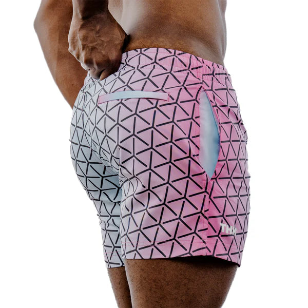 THK Male - Kaleidoscope Swim Gym Short