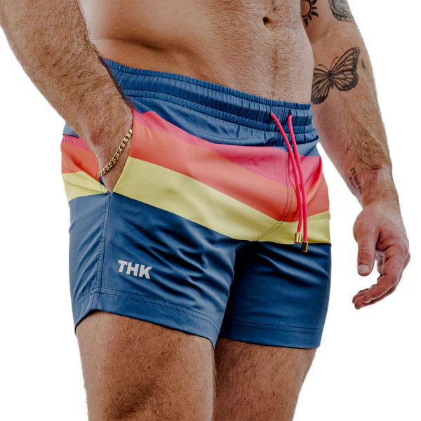 THK Male - 70's Swim Gym Short
