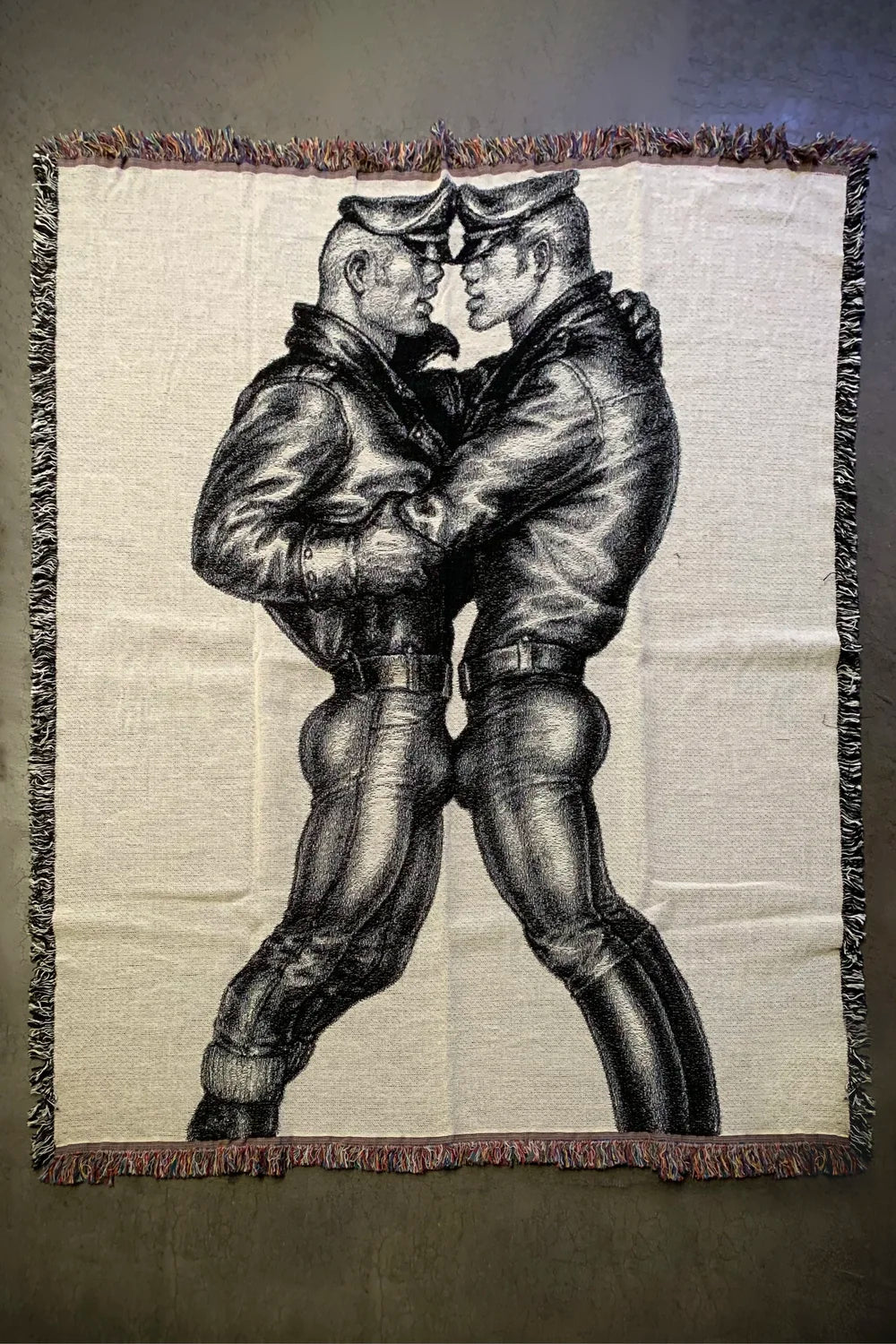 Peachy Kings - Leatherman Woven Blanket