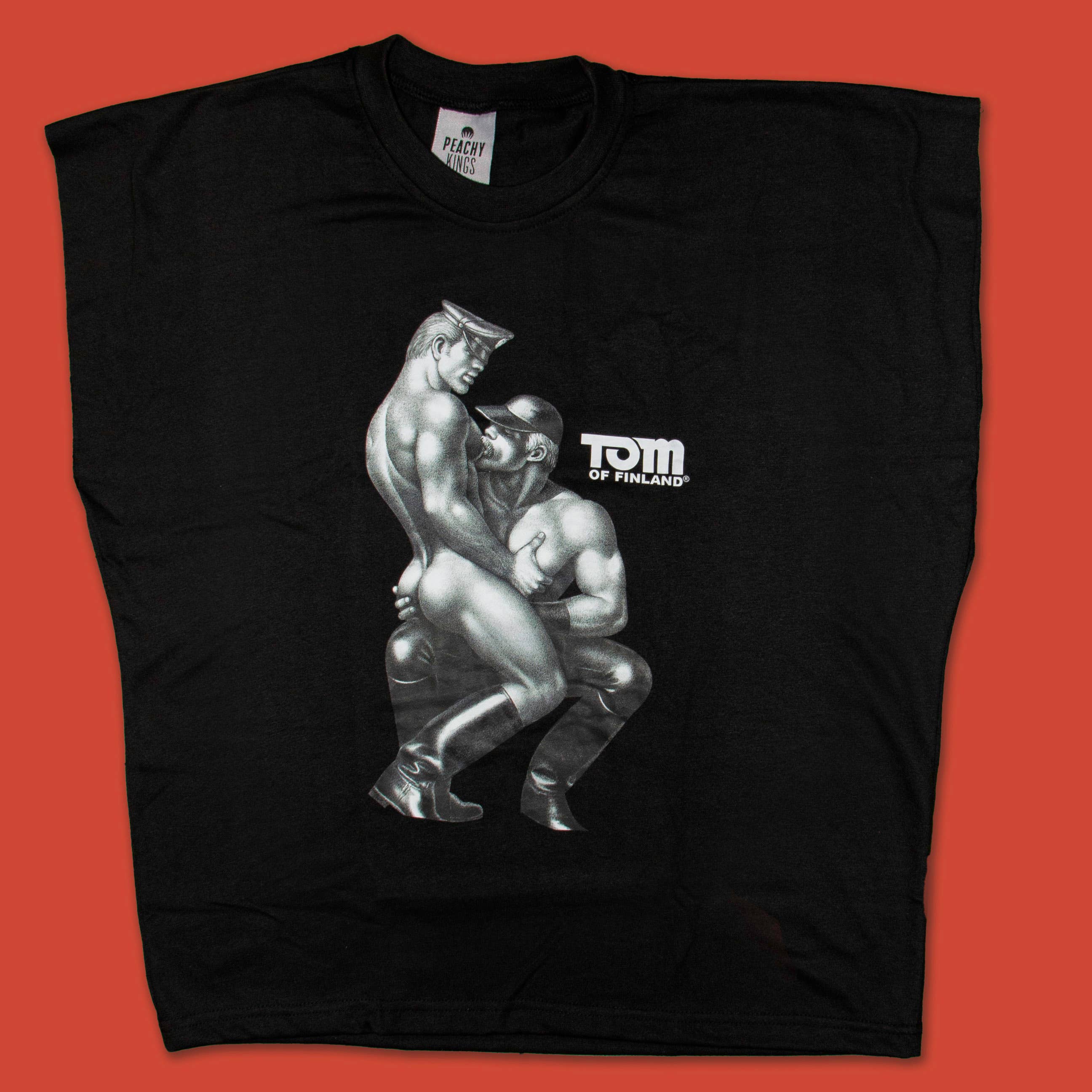 Peachy Kings - Tom of Finland "SUCK IT" sleeveless tee (gay, queer)