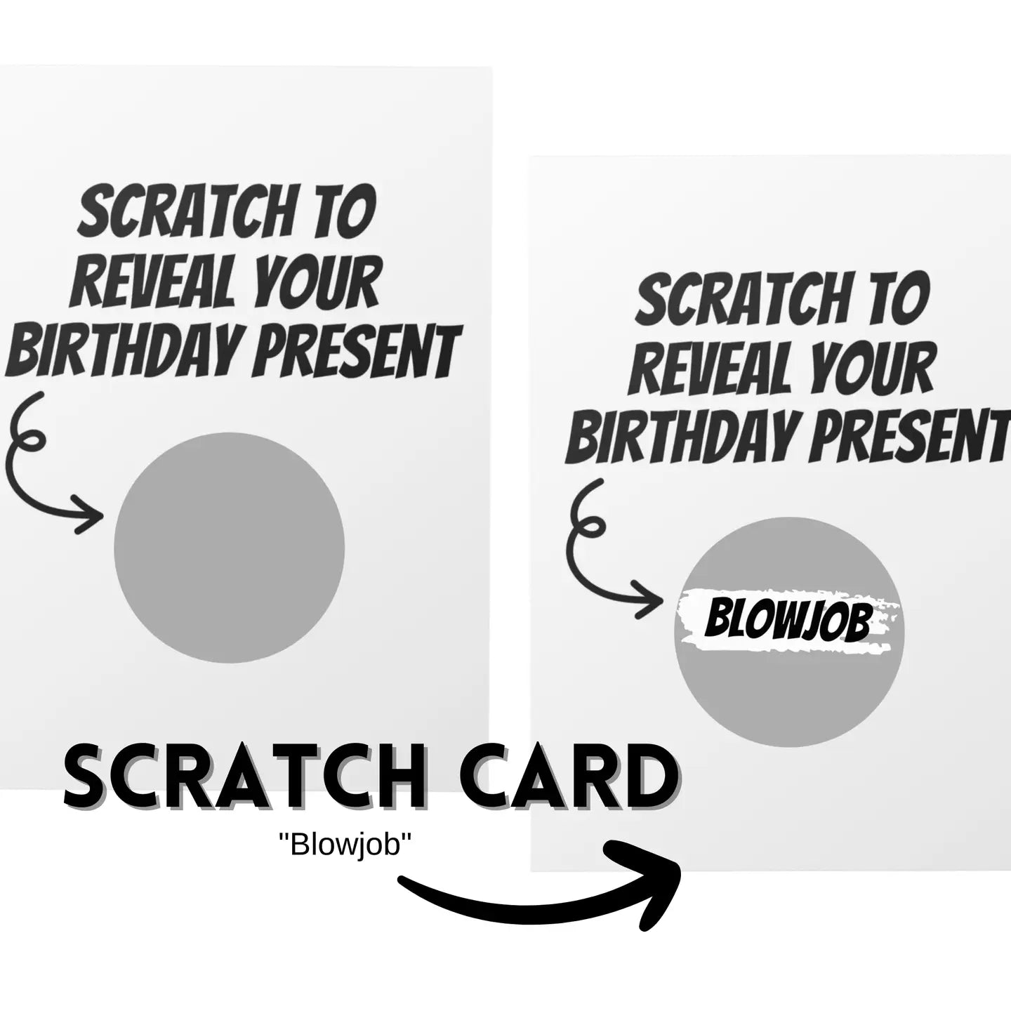 Funny Scratch Birthday Card