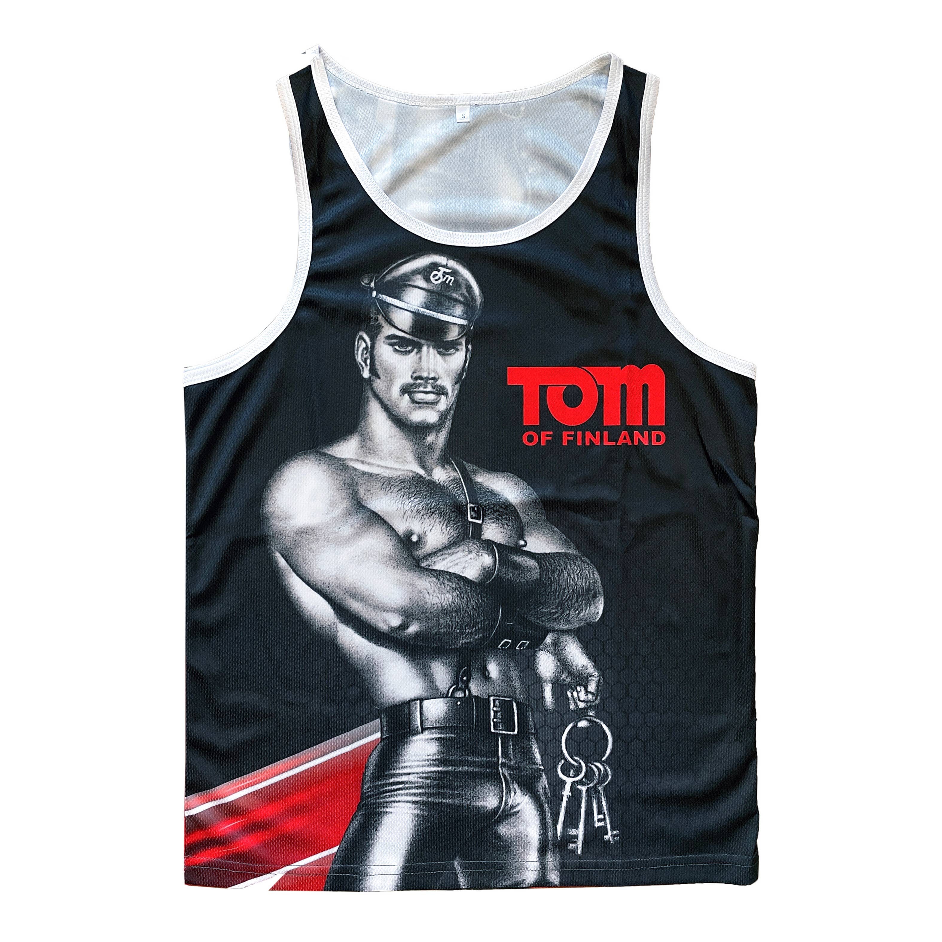 Tom of Finland Mesh Tank Top — "Leather Stud"