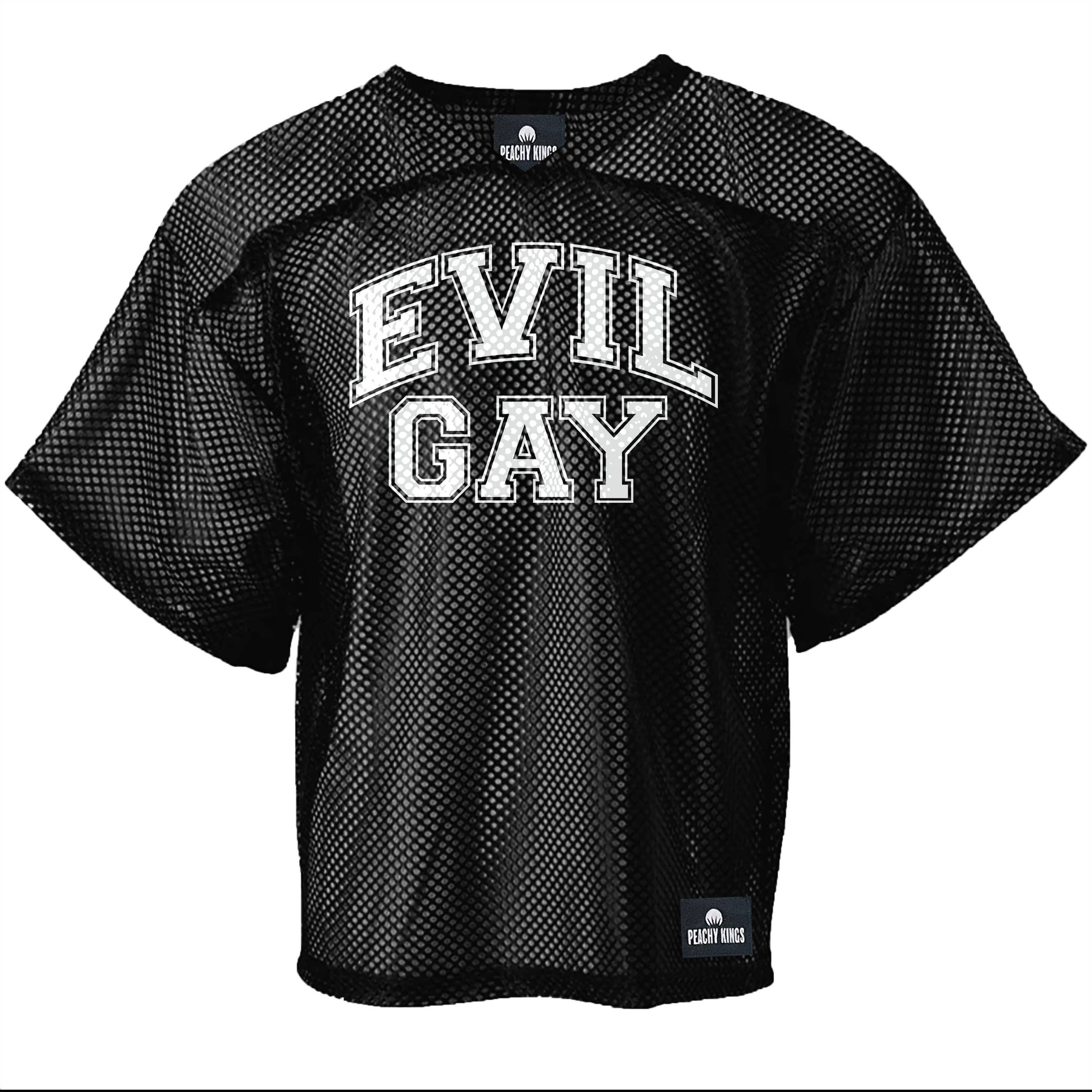 "EVIL GAY" Mesh Football Jersey