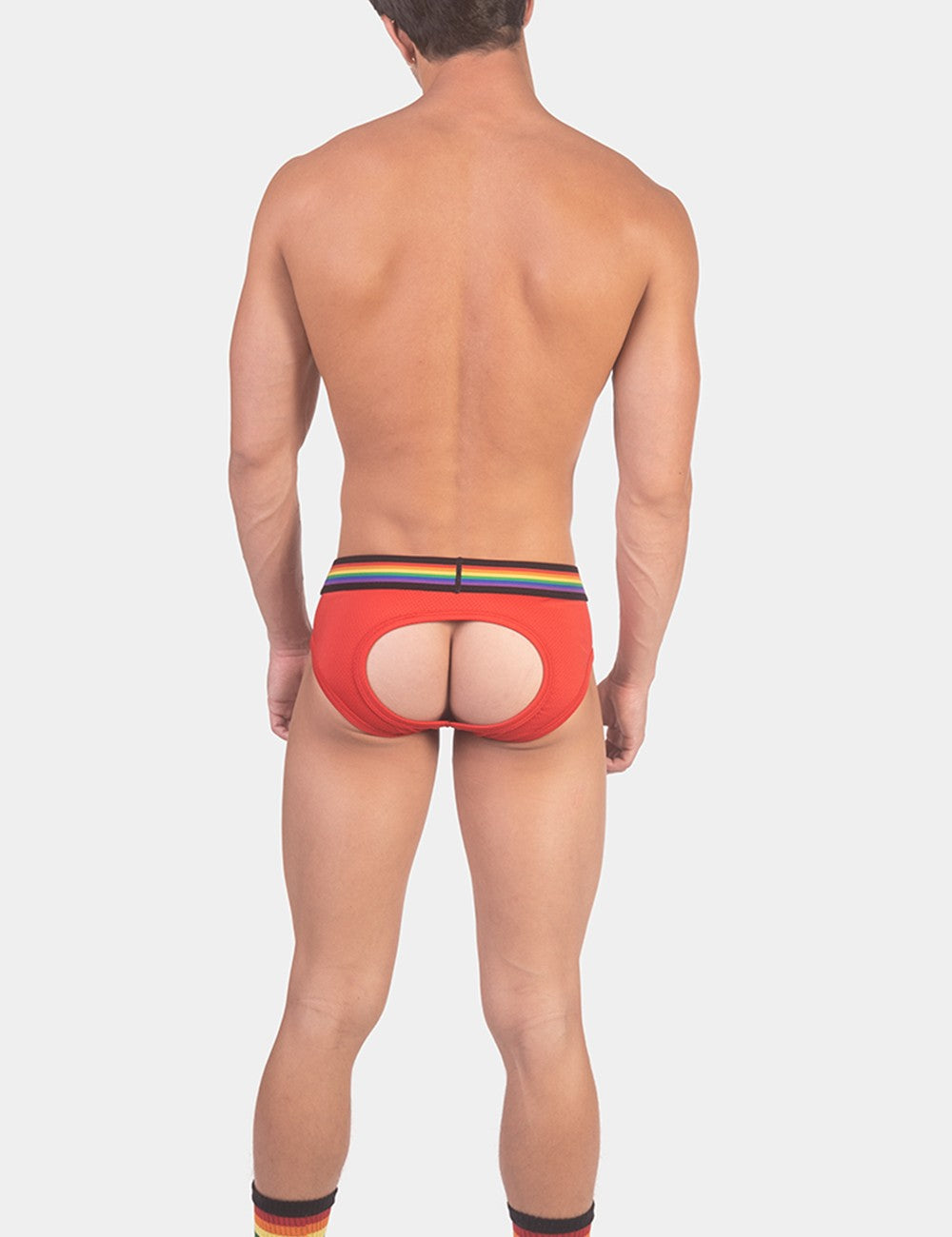 Barcode Backless Brief Pride