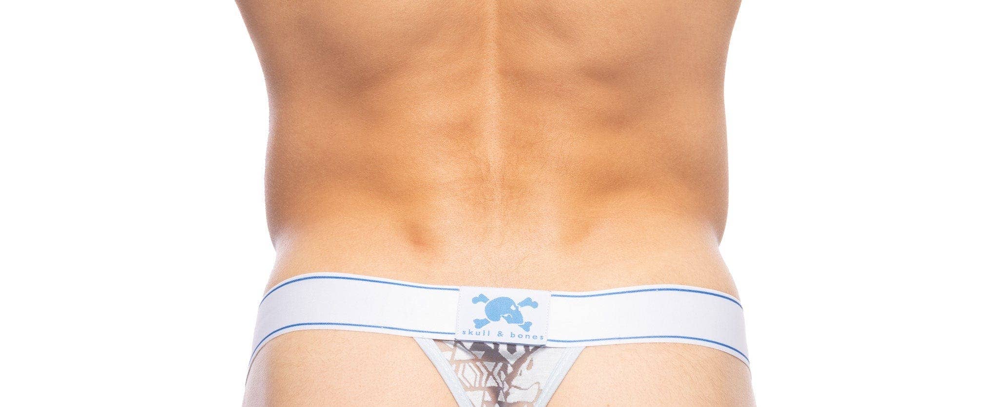 Skull and Bones - Burnout Thong Blue