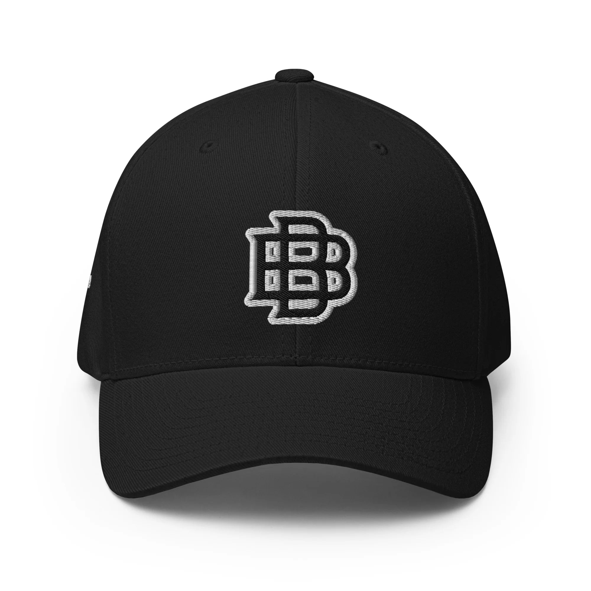 Beefyboy - Black fitted Cap Cross Logo