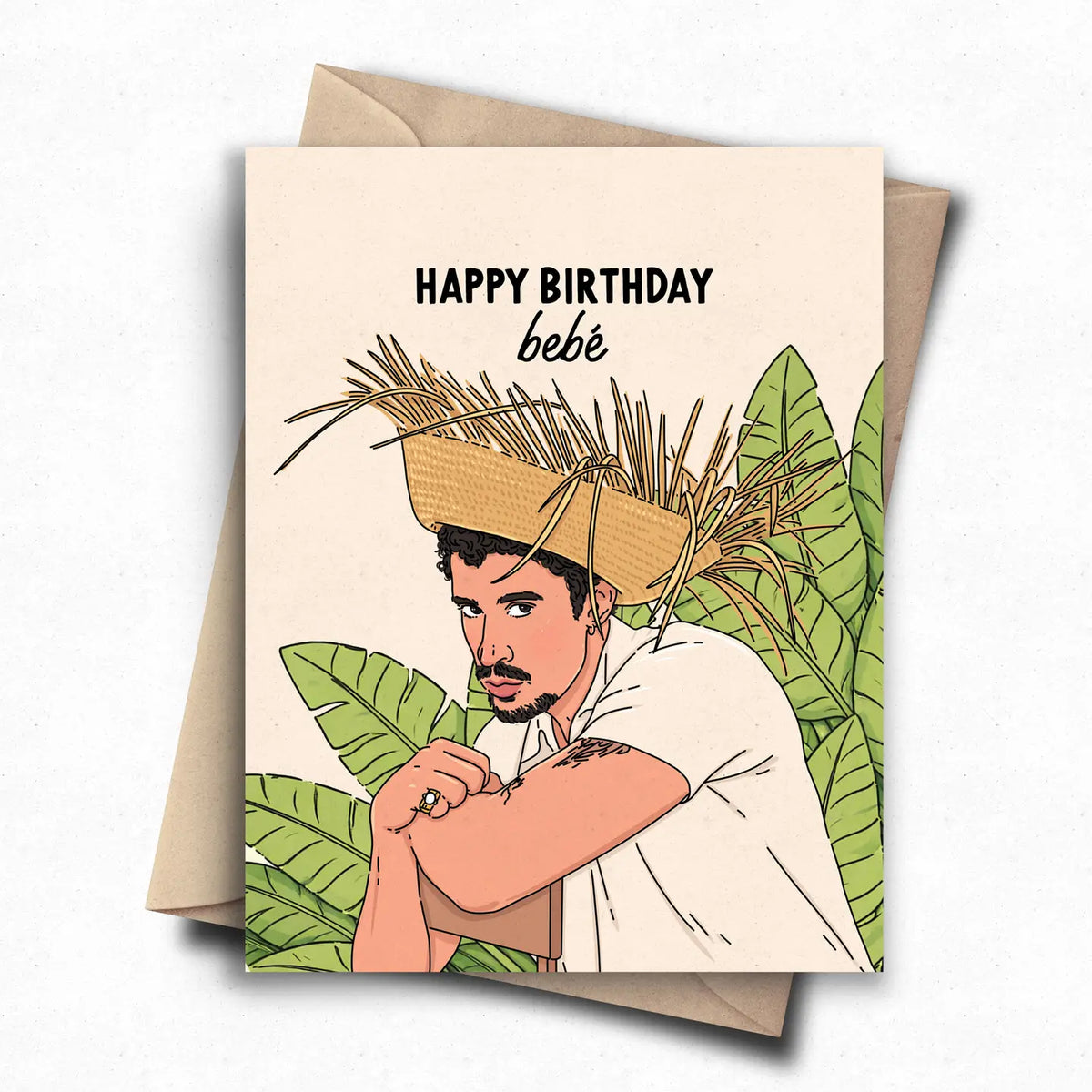 Pop Cult Paper - Bad Bunny Birthday Card