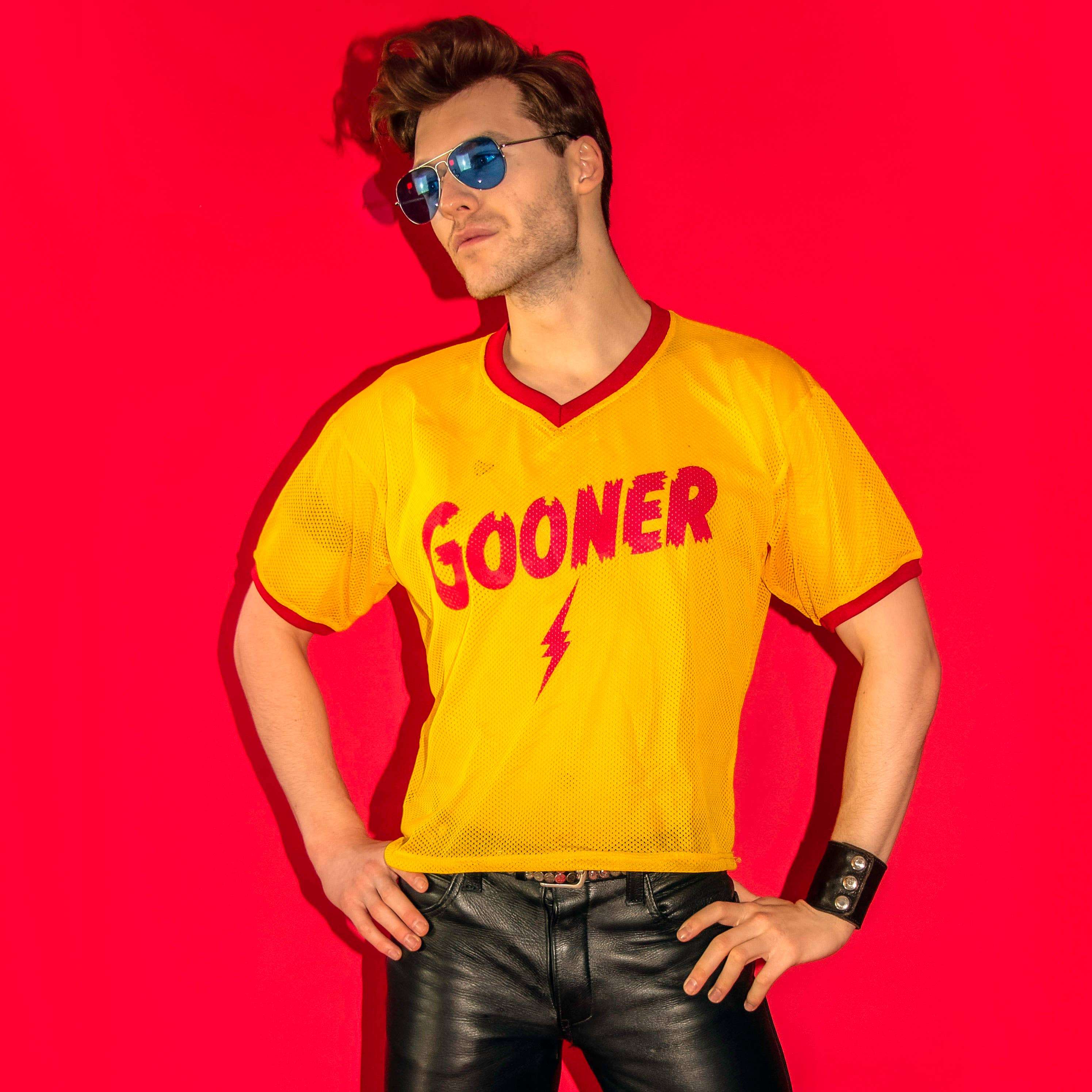 "GOONER" Mesh Football Jersey