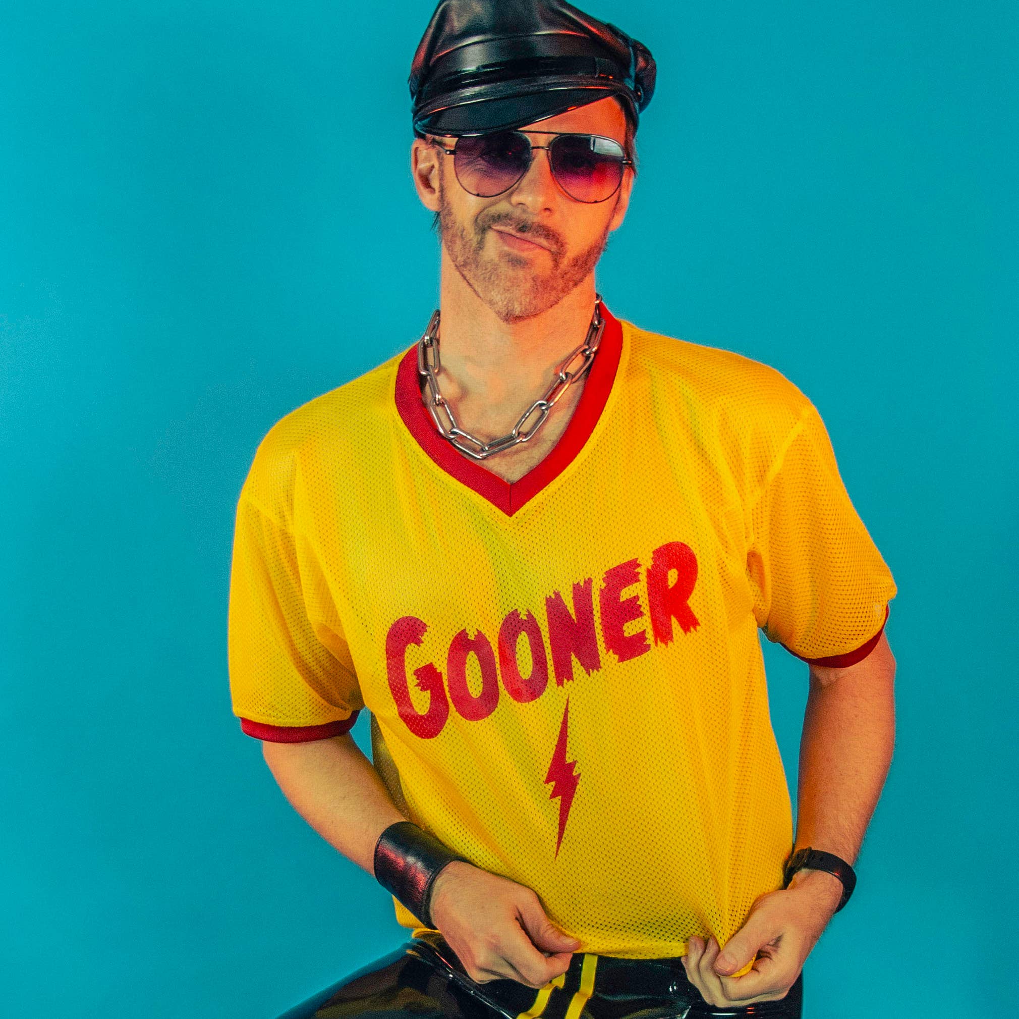 "GOONER" Mesh Football Jersey