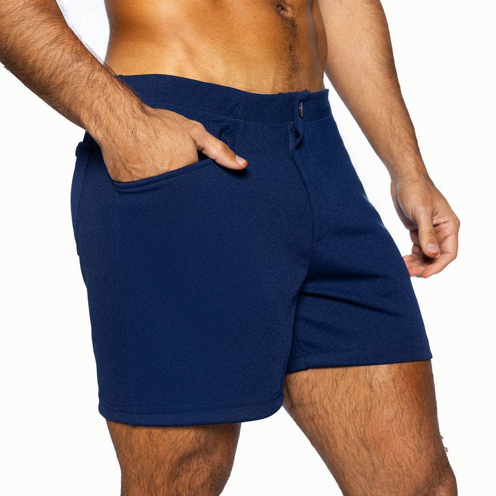 BIKE Athletic - Coaches Short - Navy