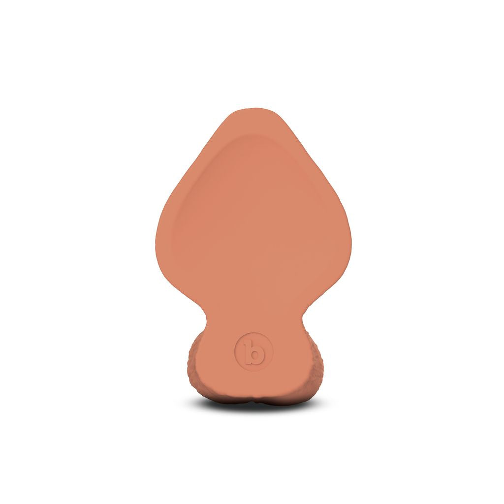 b-Vibe - Slipskin Realistic Silicone Dildo 7" Girthy - Mocha