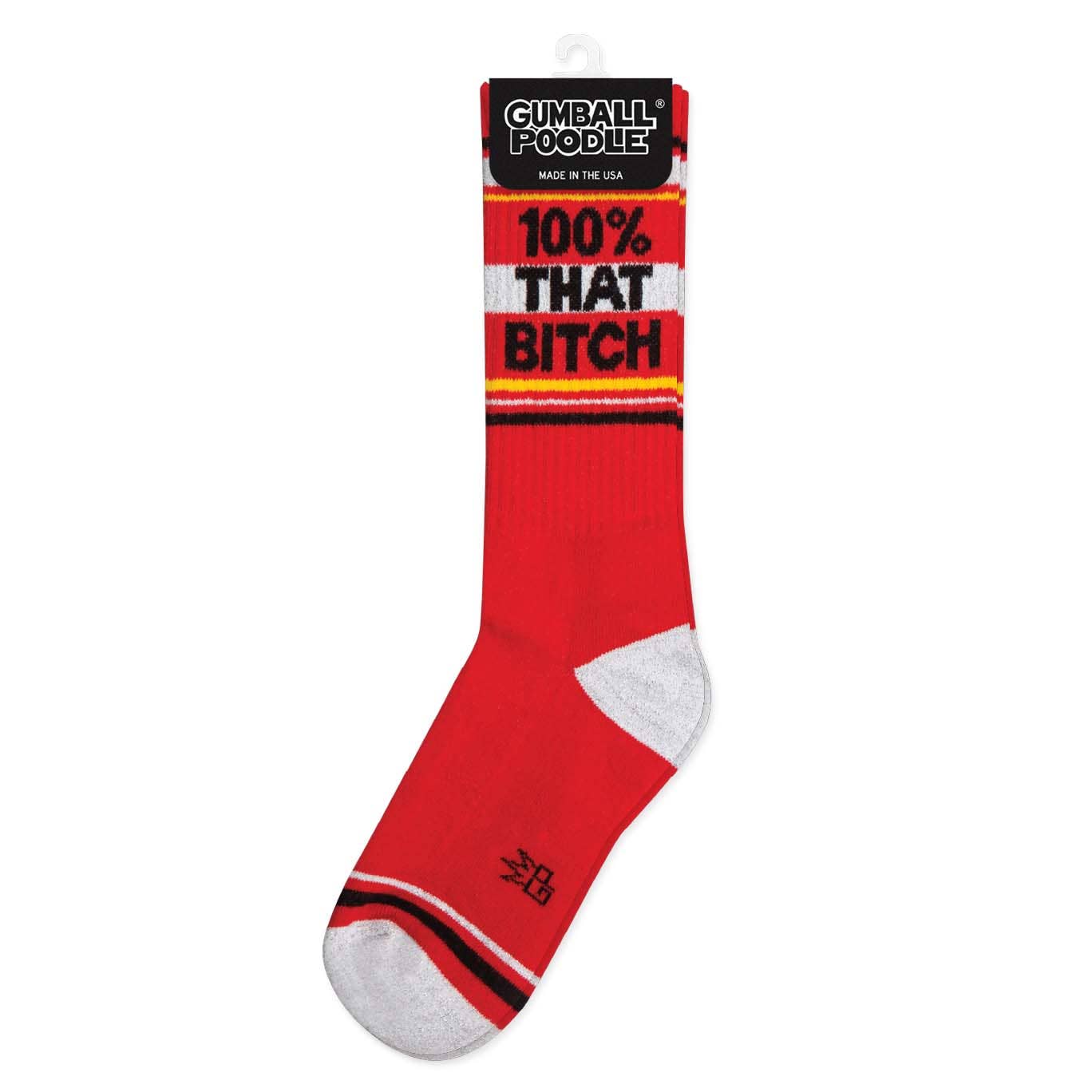 100% That Bitch Gym Crew Socks