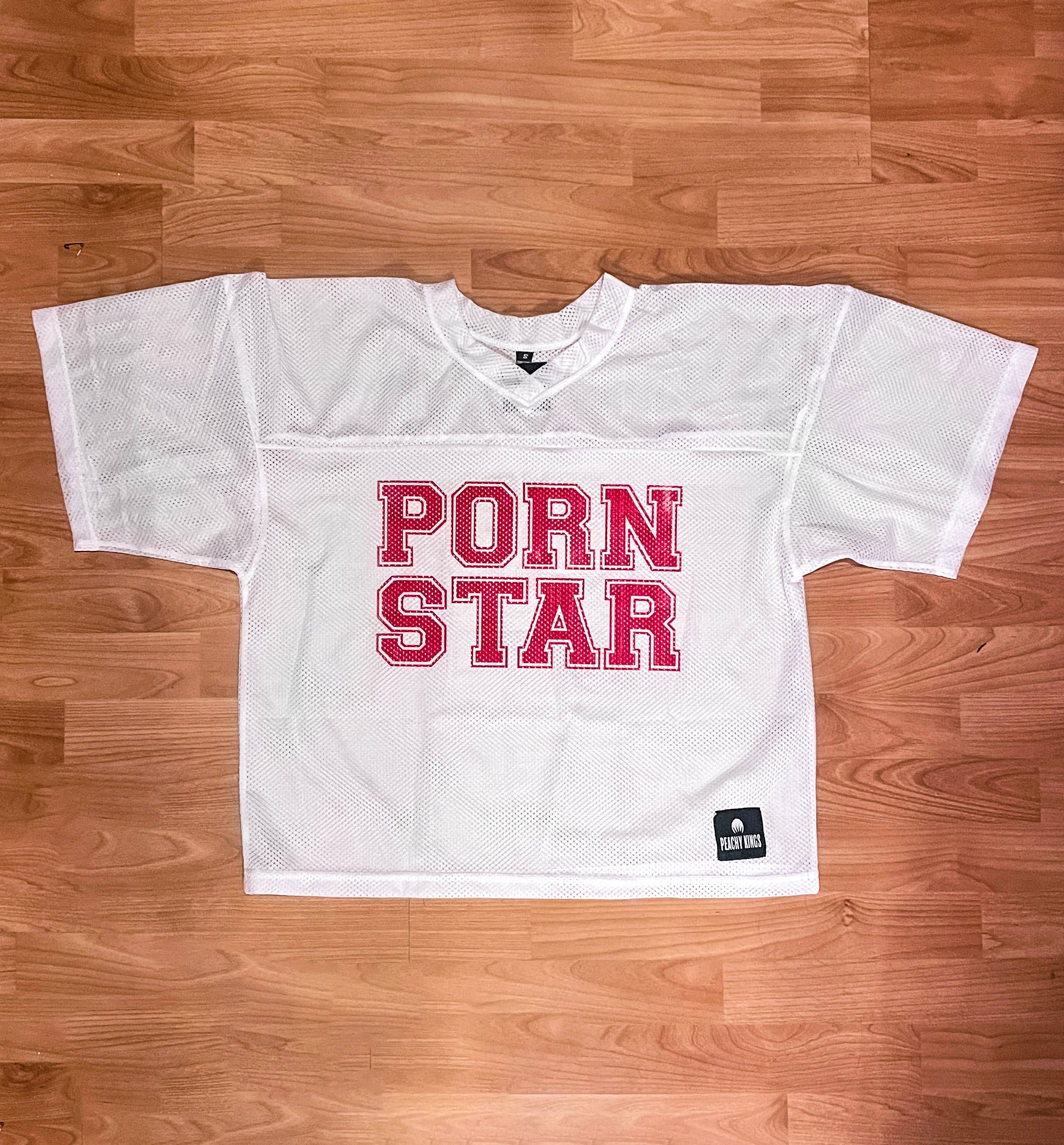 "PORN STAR" Mesh Football Jersey