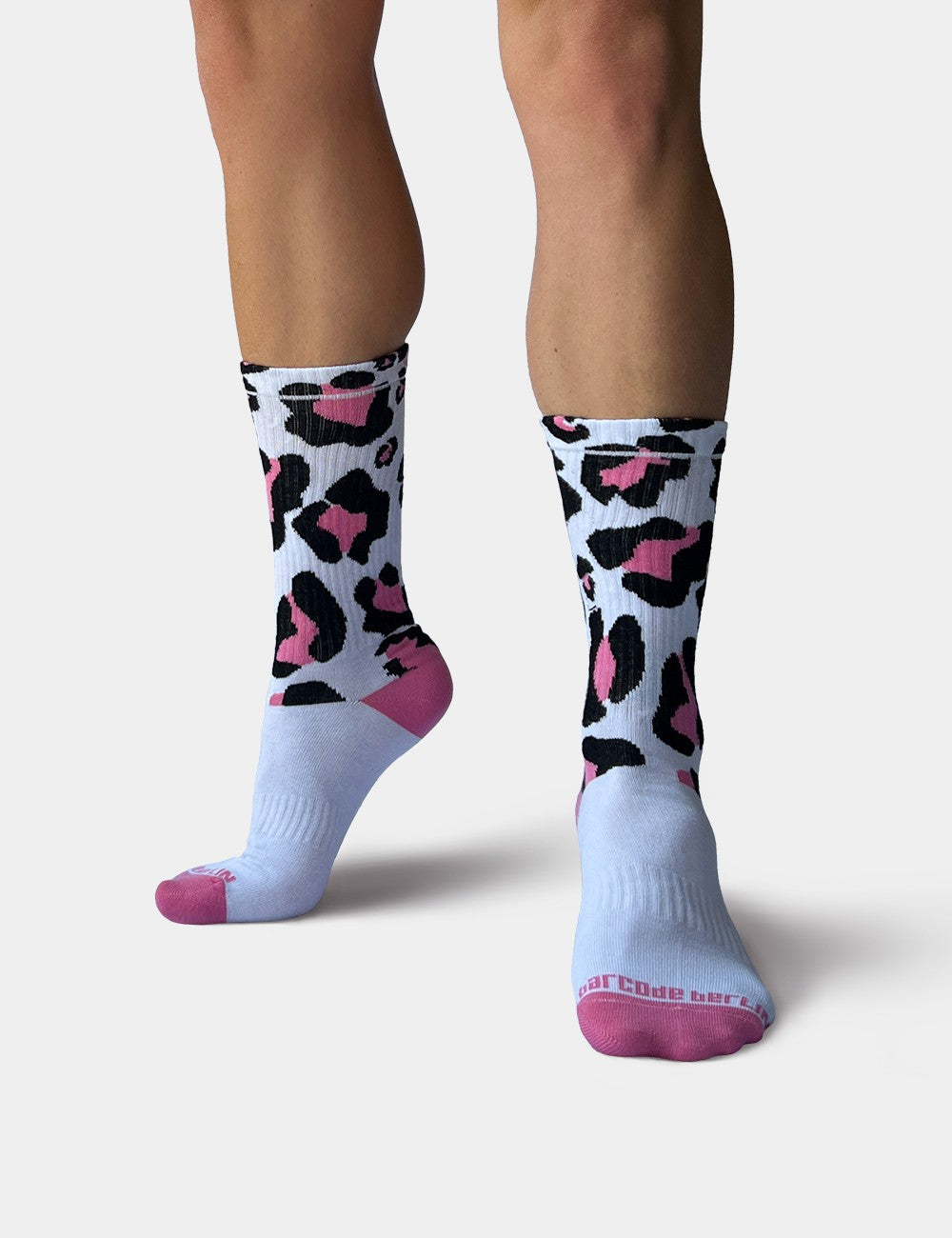 Barcode Gym Socks Leopard (MR)