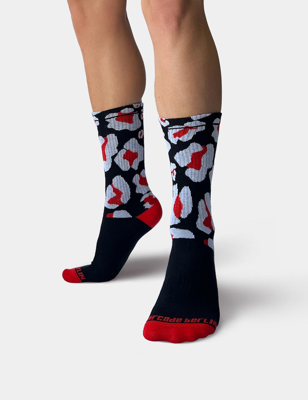 Barcode Gym Socks Leopard (MR)