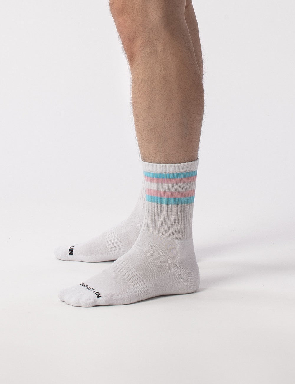 Barcode Half Fetish Trans Socks